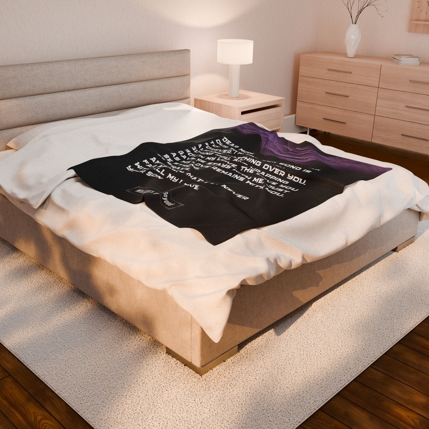 Mom Blanket- With Love, Your Son