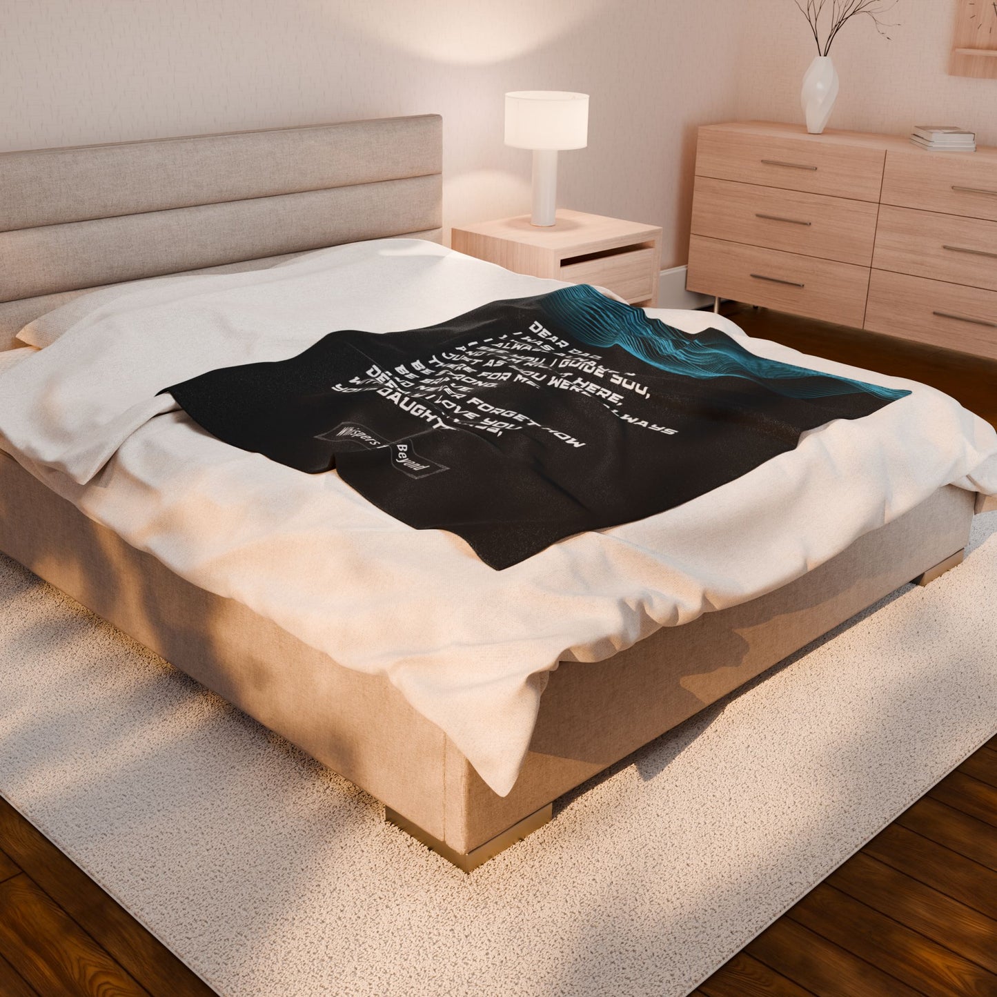 Dad Blanket- With Love, Your Daughter