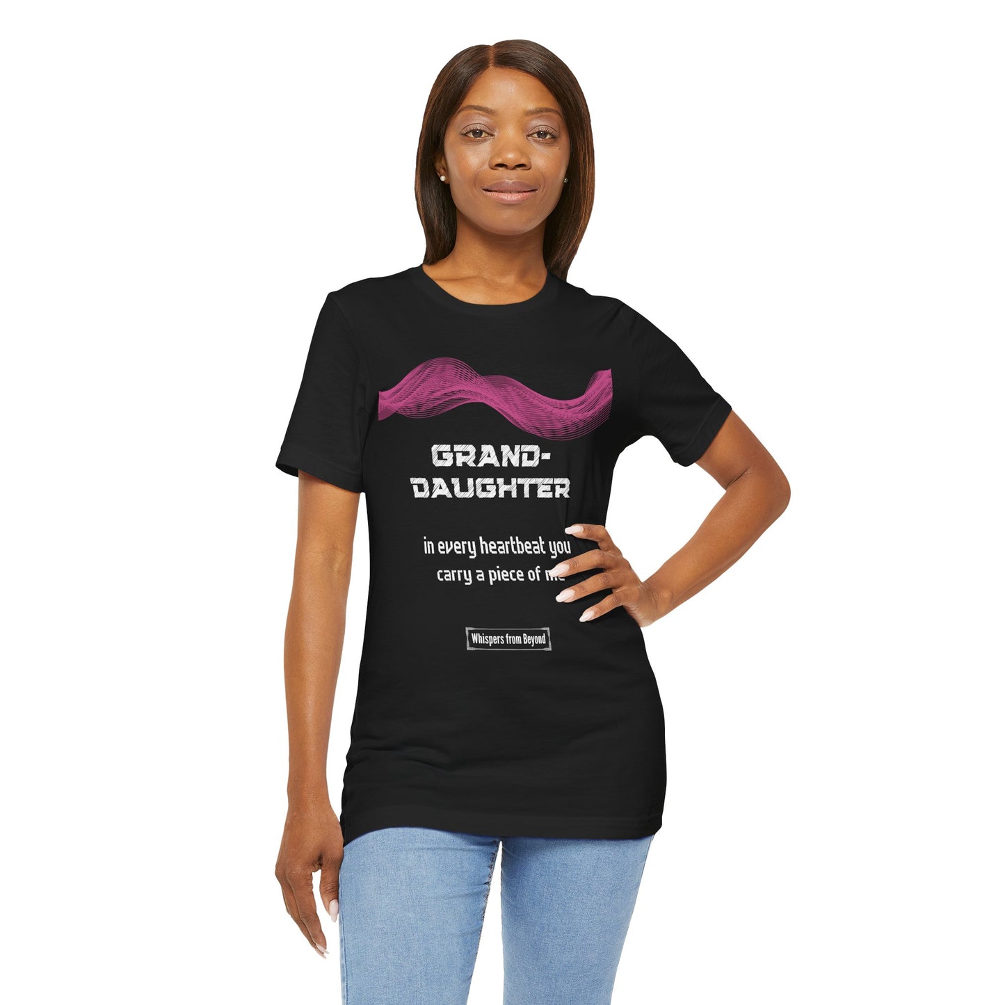 Granddaughter Grief Comfort T shirt- You carry a piece of me