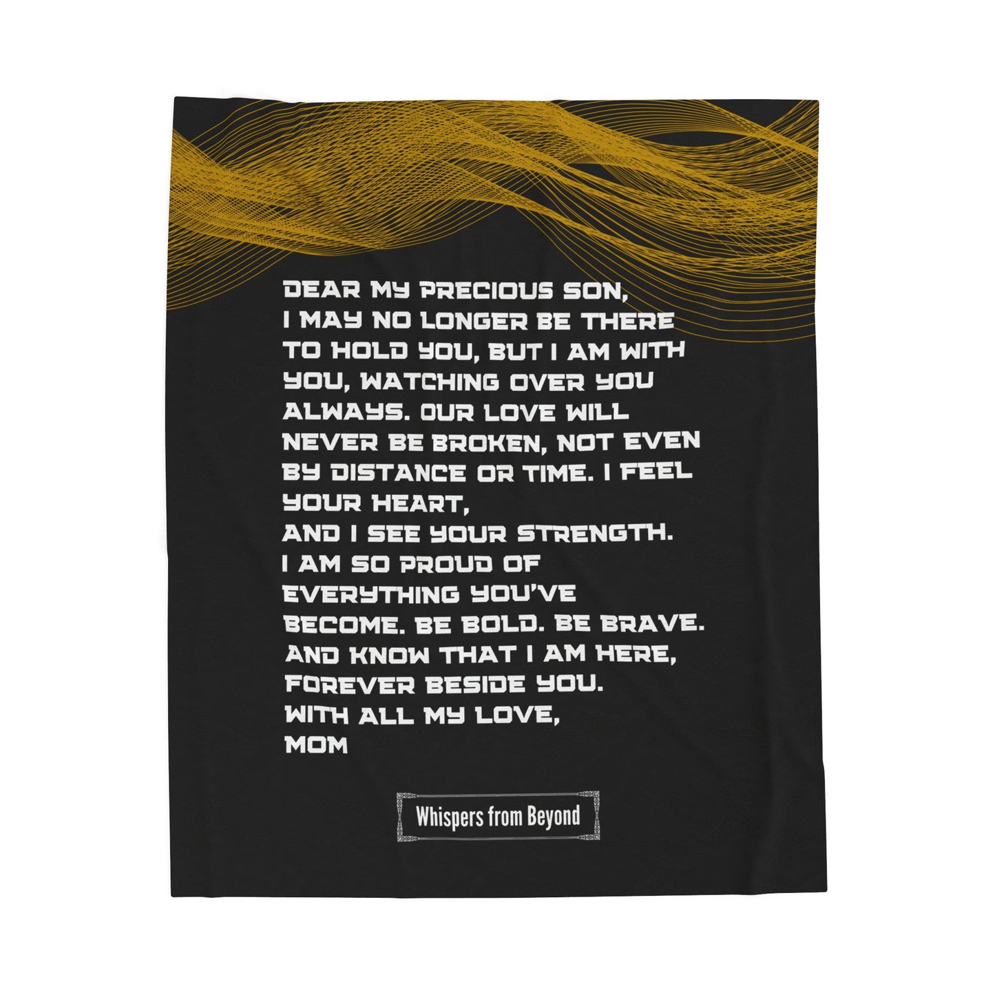 Son Blanket- With Love, Your Mom