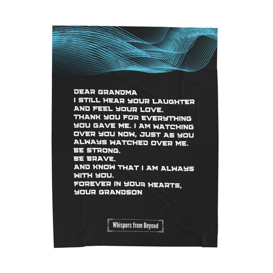 Grandma Blanket- With Love, Your Grandson