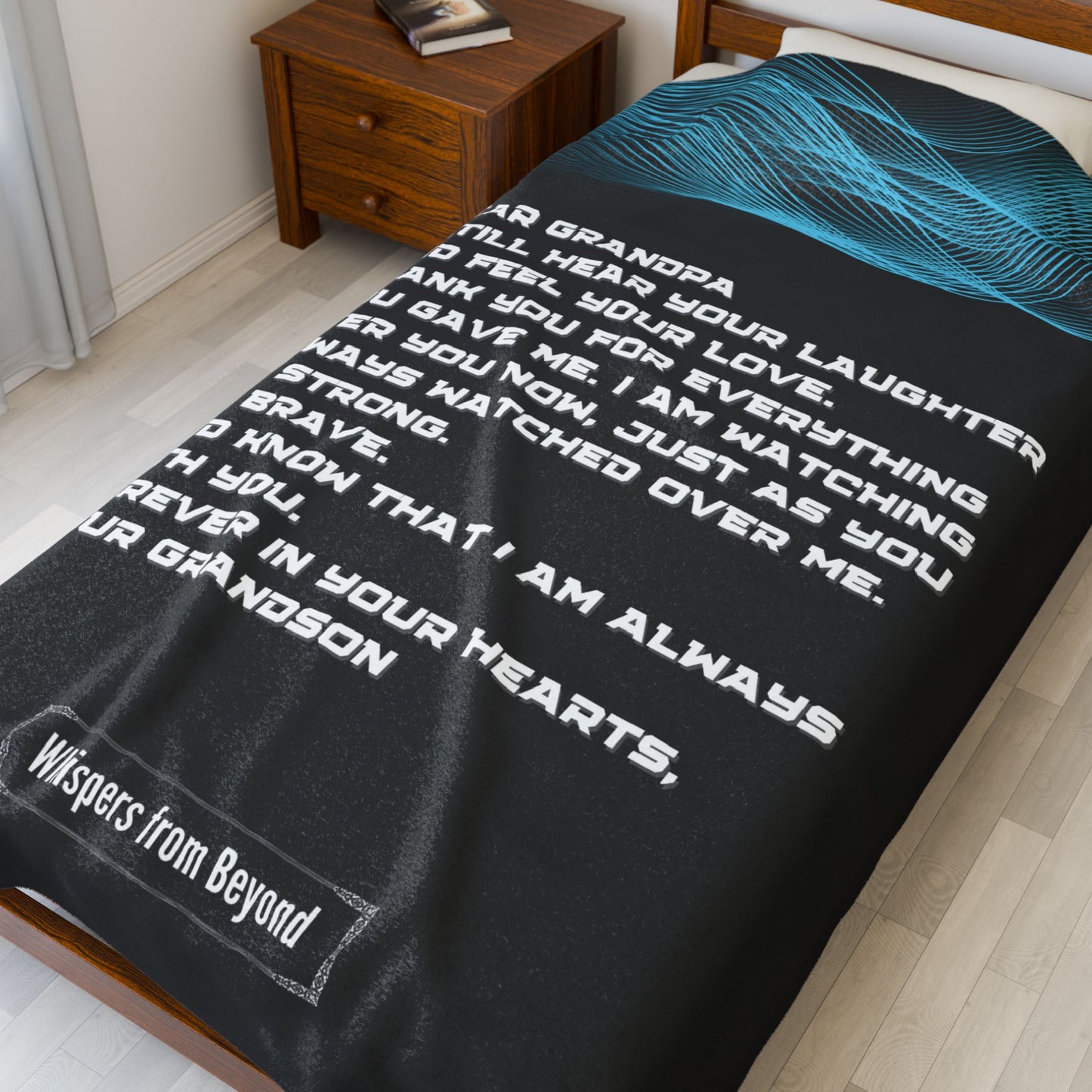 Grandpa Blanket- With Love, Your Grandson