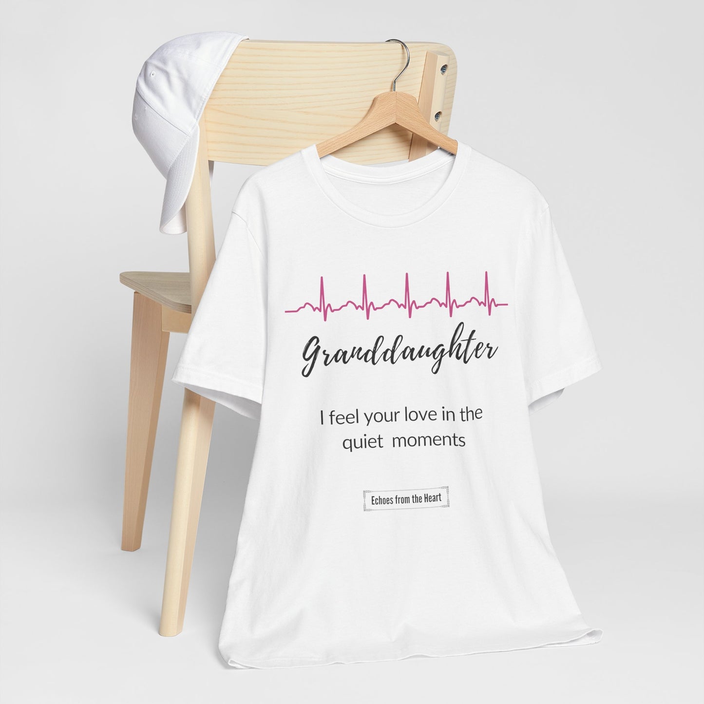 Granddaughter Memorial T shirt- I feel your love in the quiet moments