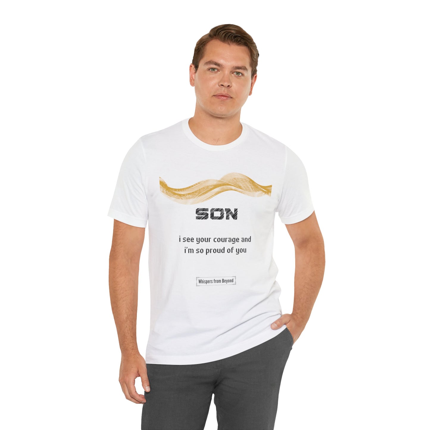 Son Grief Comfort T shirt -I see your courage