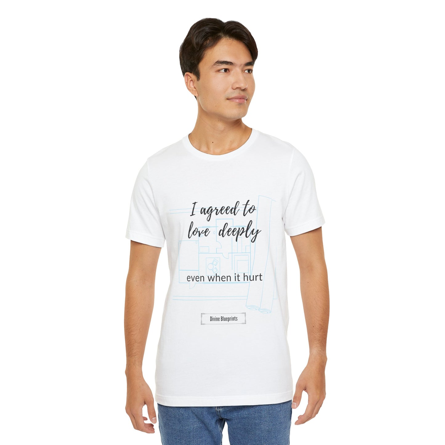 Divine Blueprint Soul Growth Shirt –I agreed to love deeply even when it hurt.