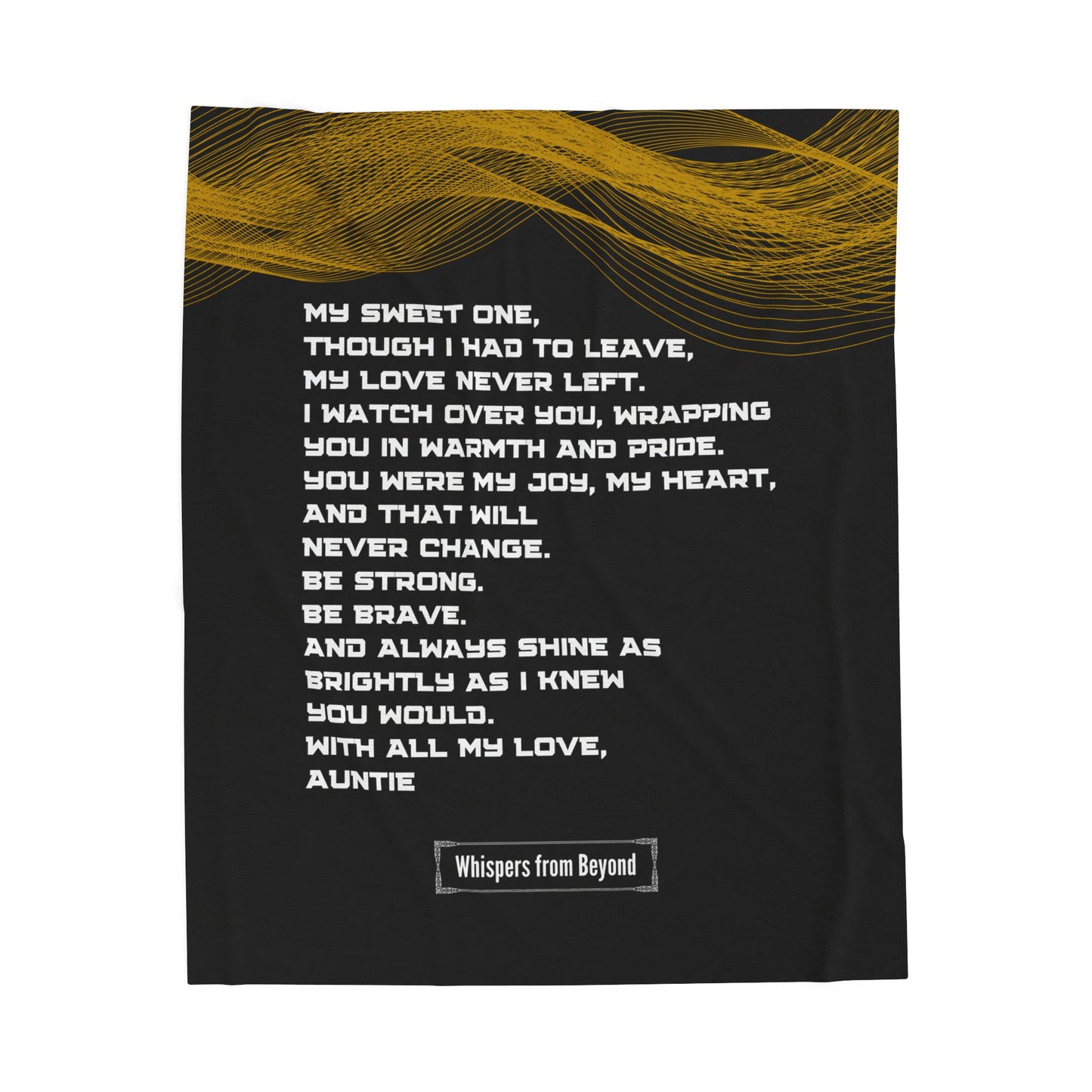 Niece/Nephew Blanket- With Love, Your Auntie