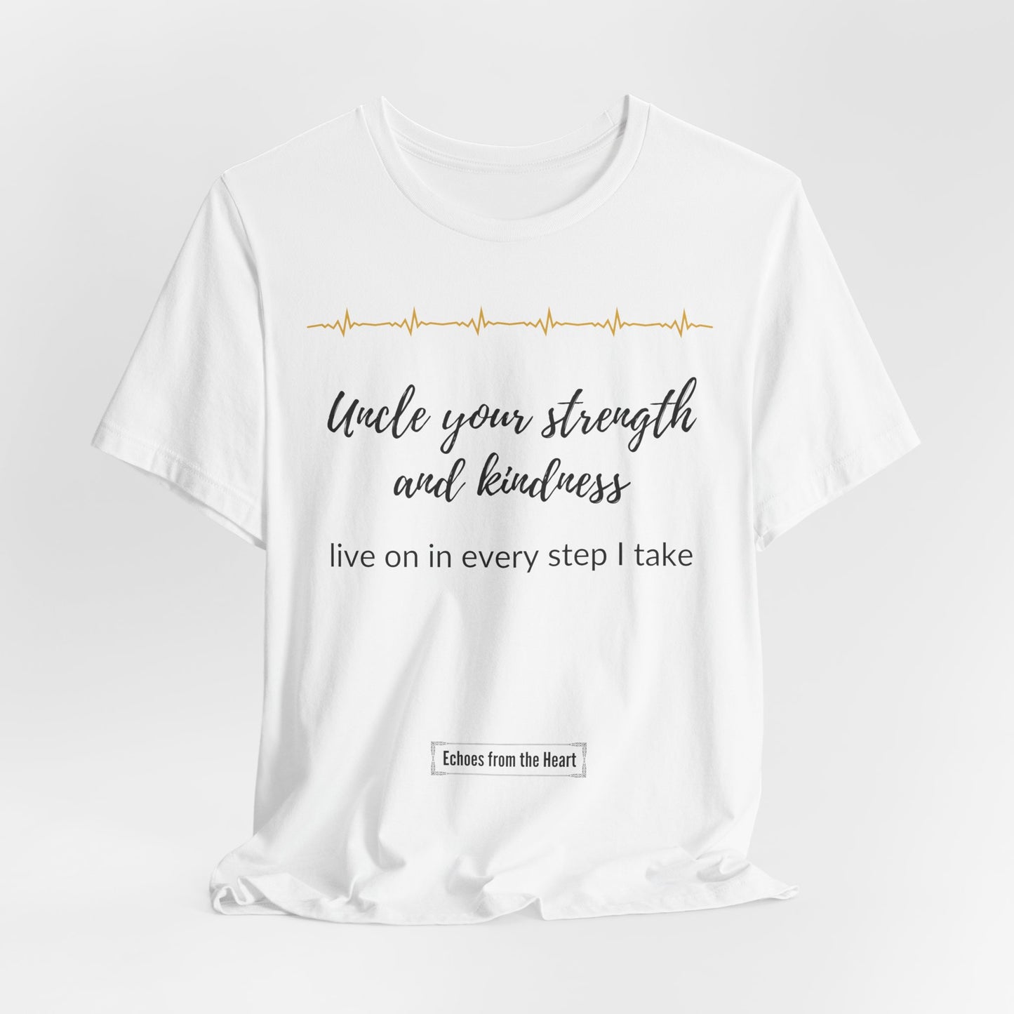 Uncle, your strength and kindness live on in every step I take