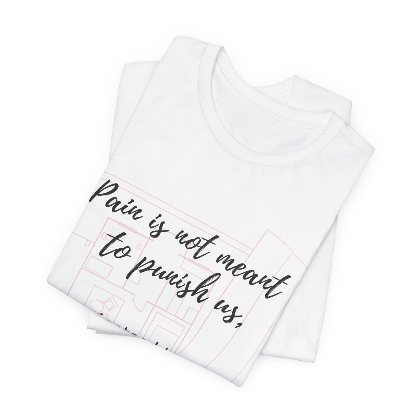 Divine Blueprint Soul Growth Shirt – The Pain Is Not Meant to Punish Us, But Expand Our Light