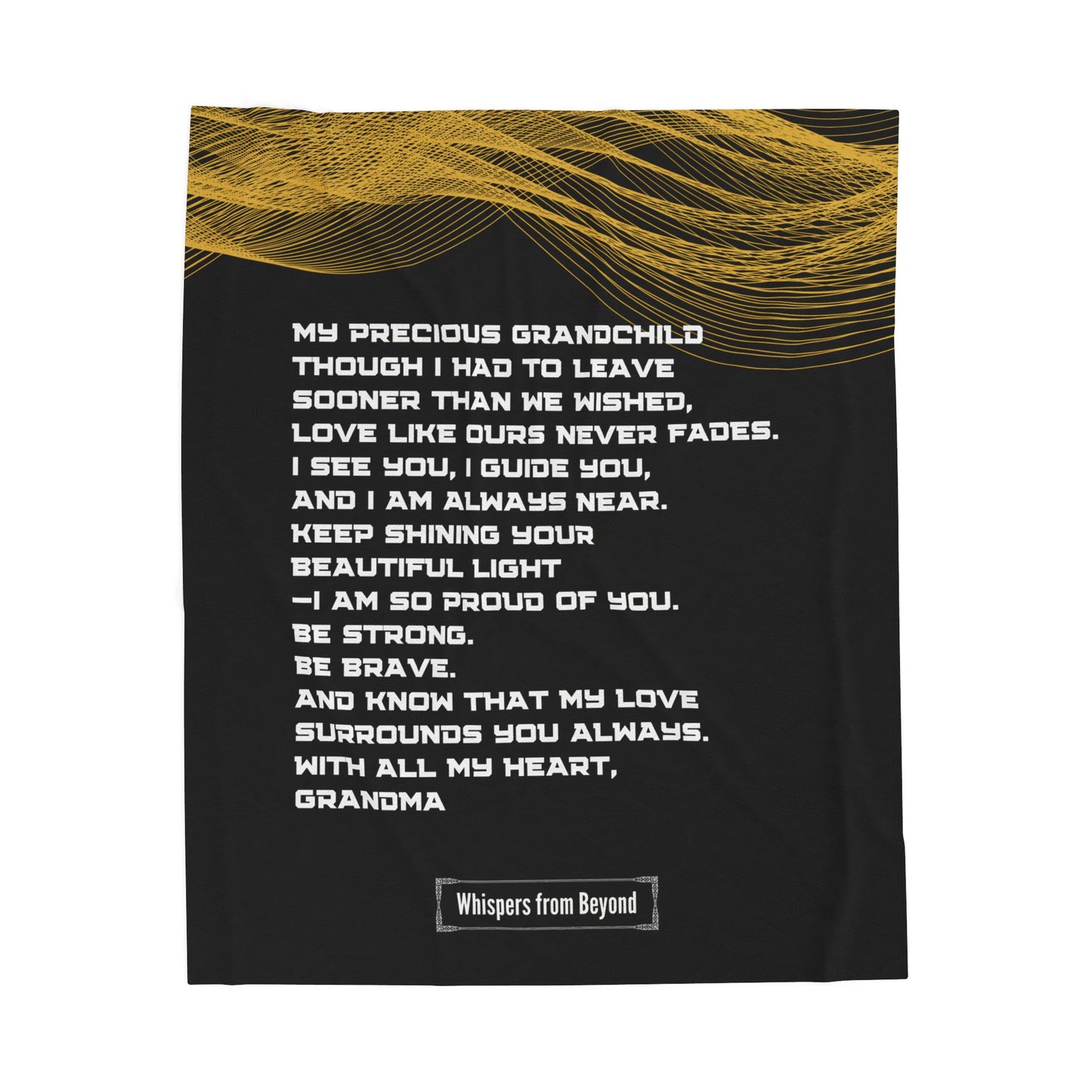 Grandchild Blanket- With Love, Your Grandma