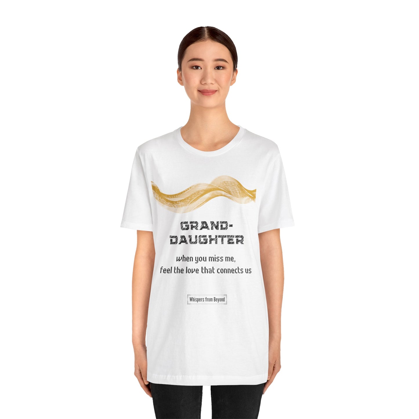 Granddaughter Grief Comfort T shirt- When you miss me