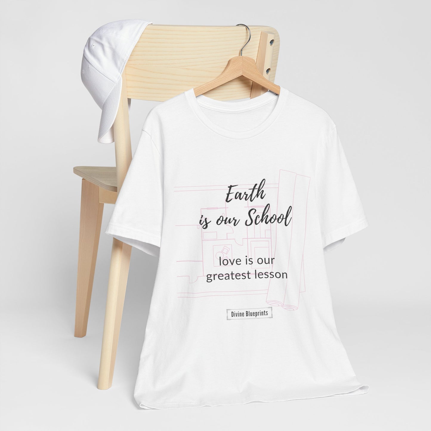 Divine Blueprint Soul Growth Shirt – Earth Is Our School, Love Is Our Greatest Lesson