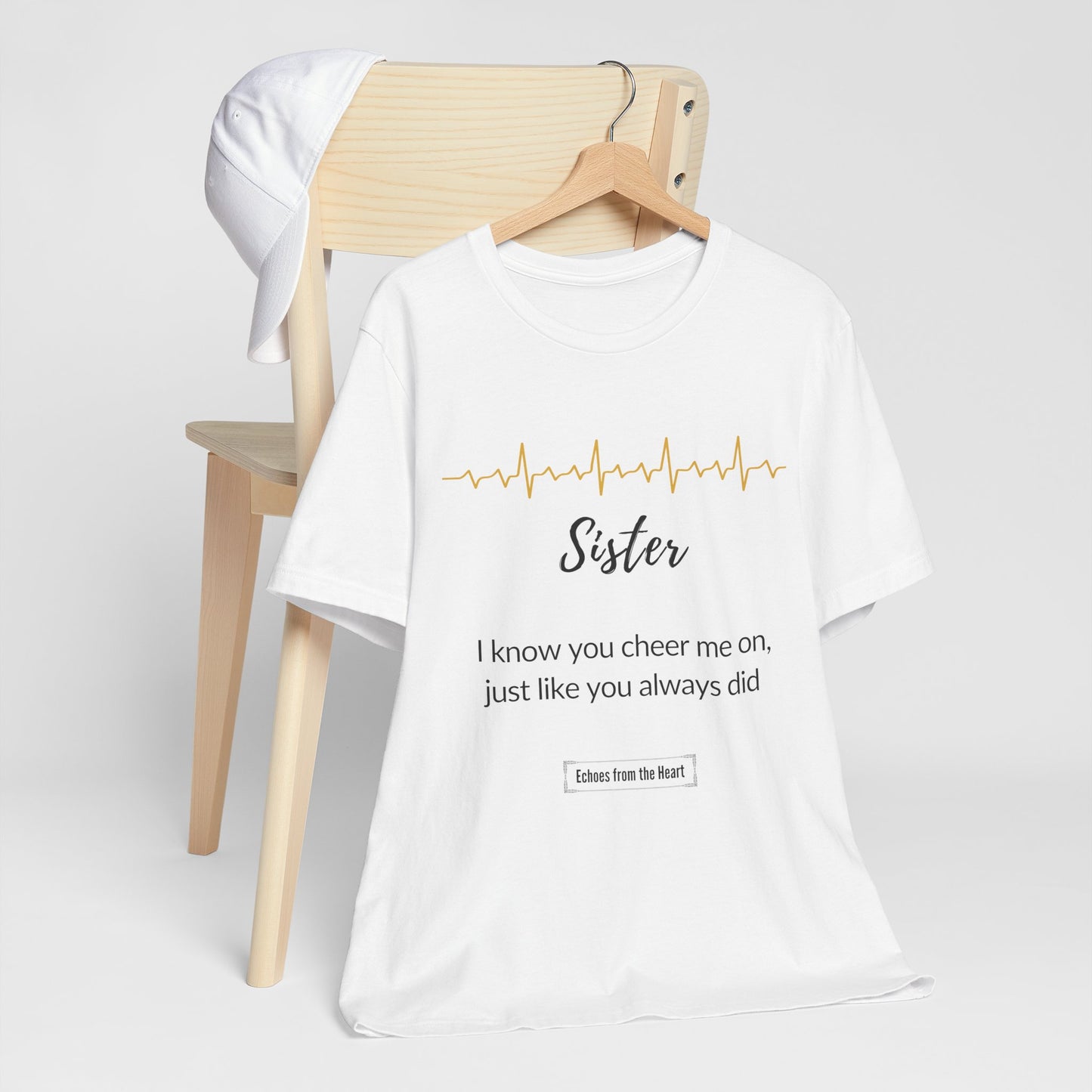 Sister Memorial T shirt- I know you cheer me on just like you always did