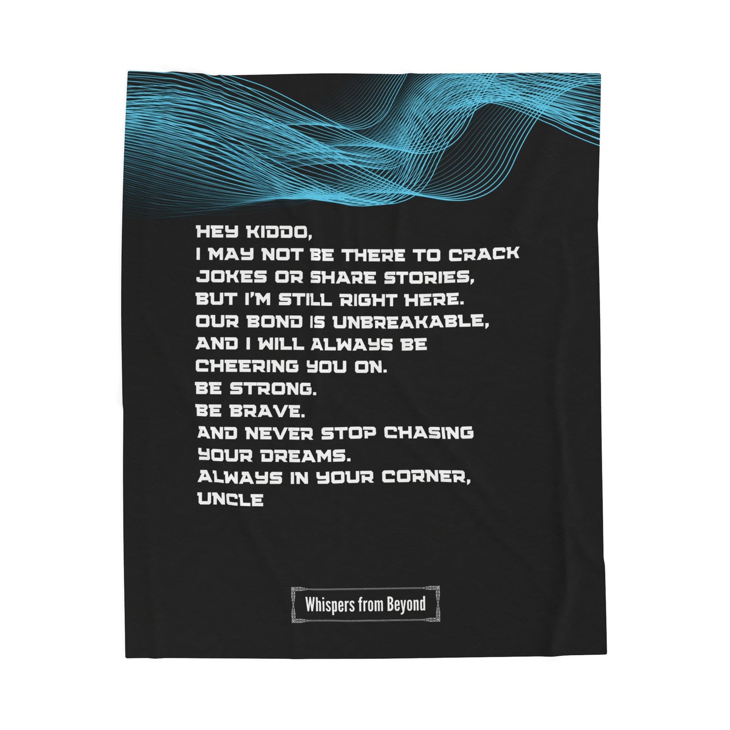 Niece/Nephew Blanket- With Love, Your Uncle