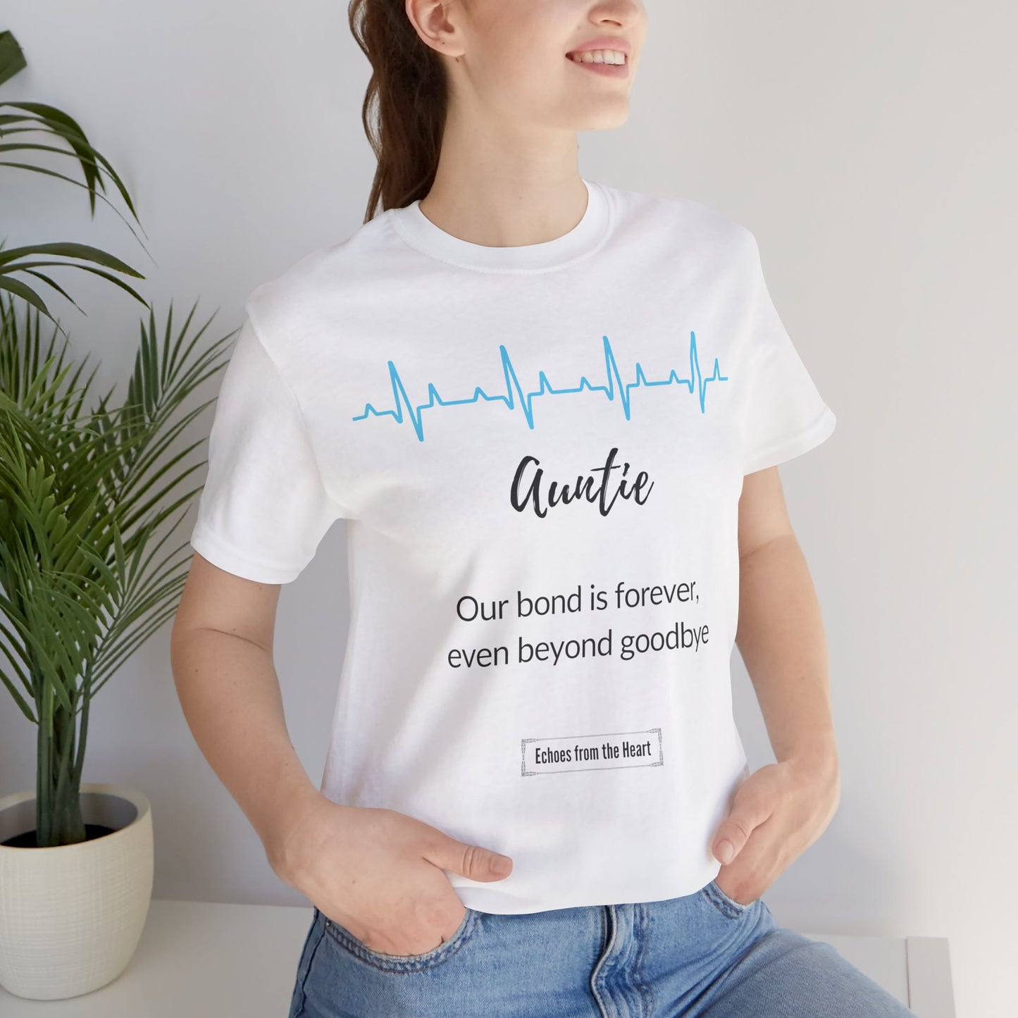 Auntie Memorial T shirt- Our bond is forever, even after goodbye