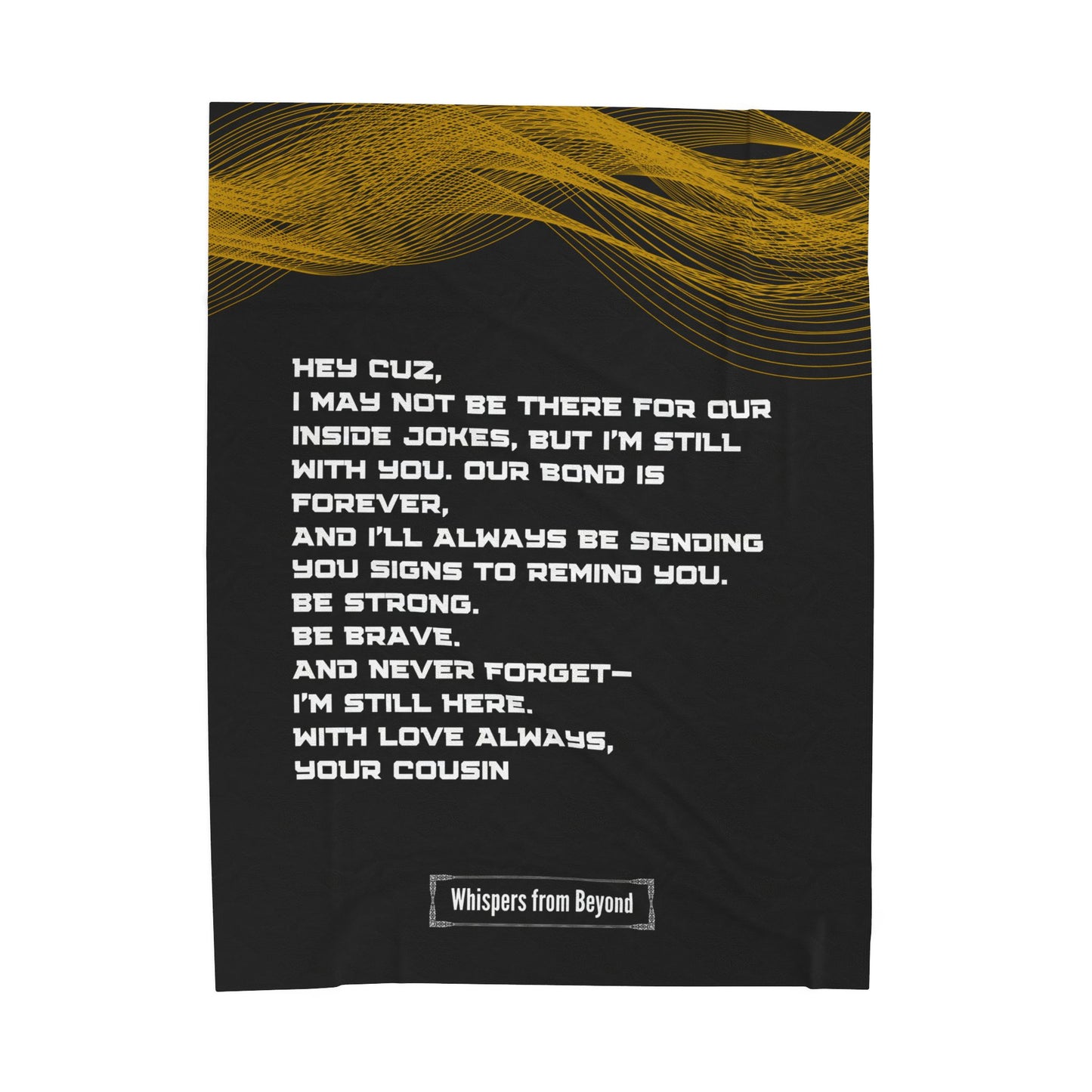 Cousin Blanket- With Love, Your Cousin