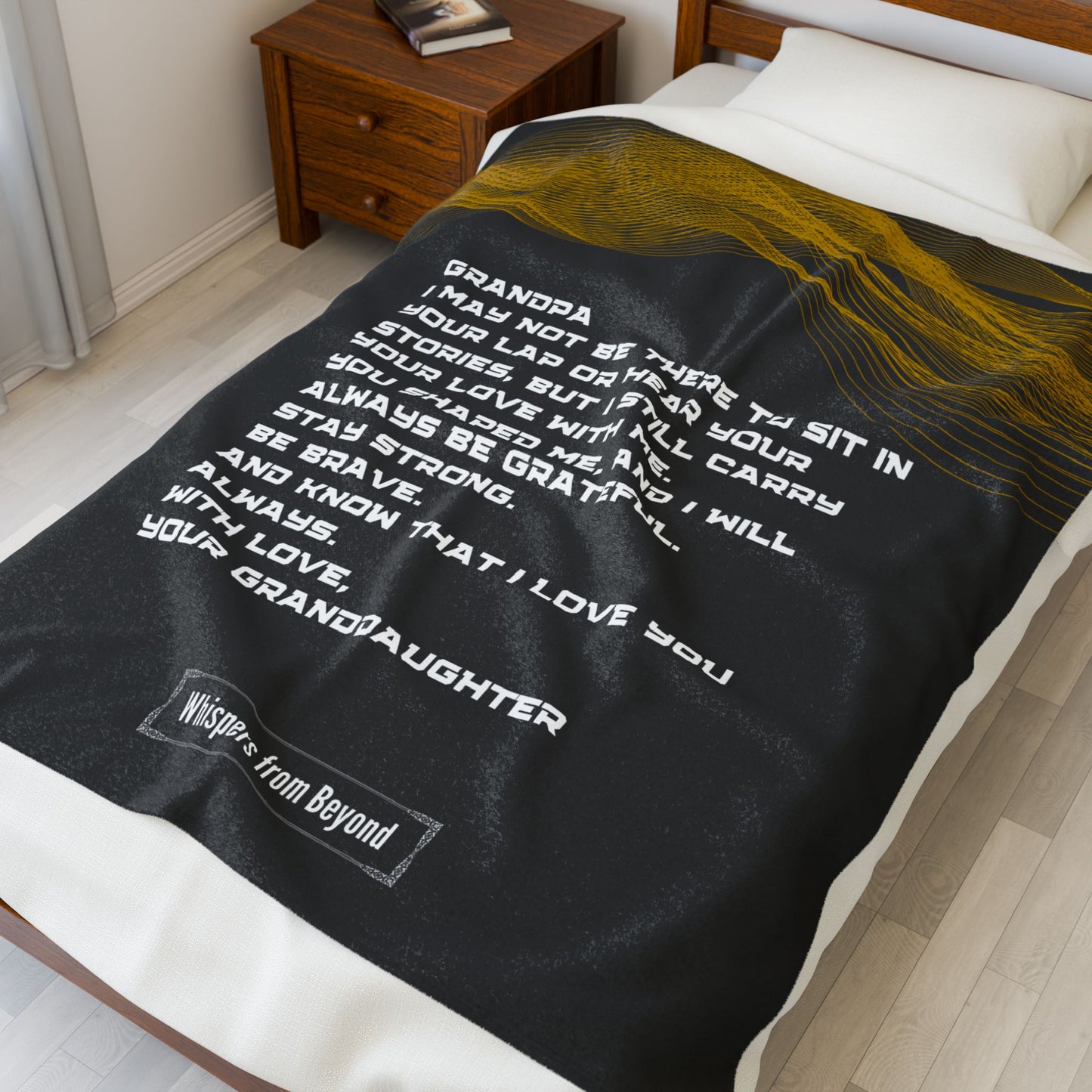 Grandpa Blanket- With Love, Your Granddaughter