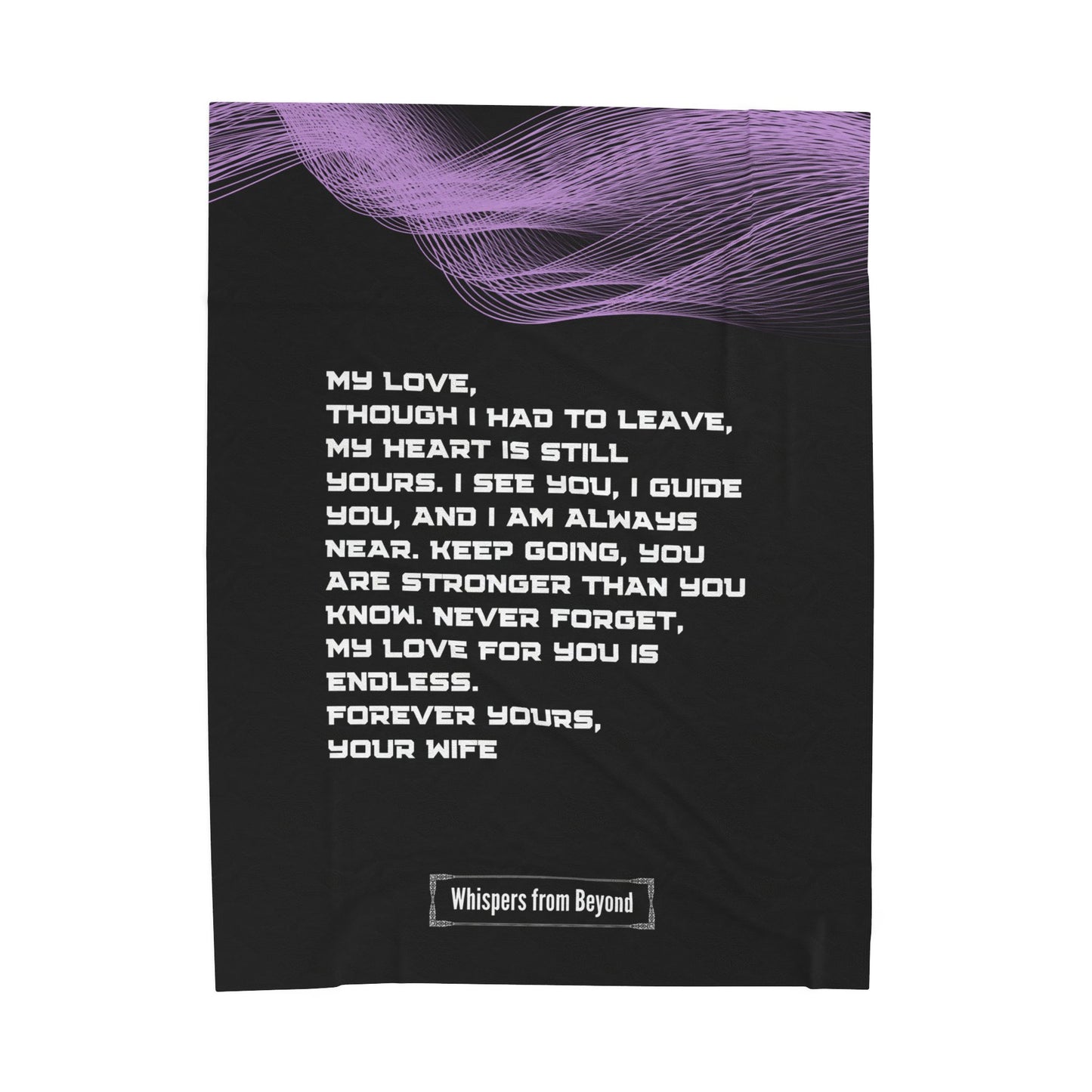 Husband Blanket- With Love, Your Wife