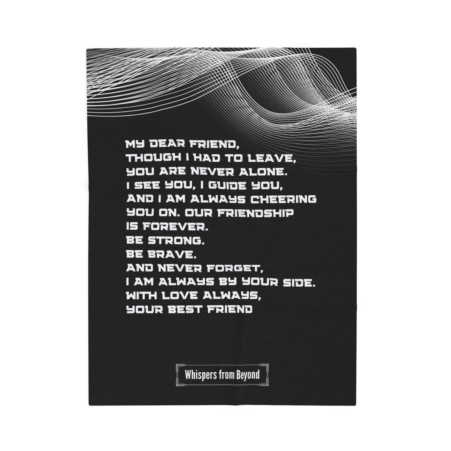 Friend Blanket- With Love, Your Friend