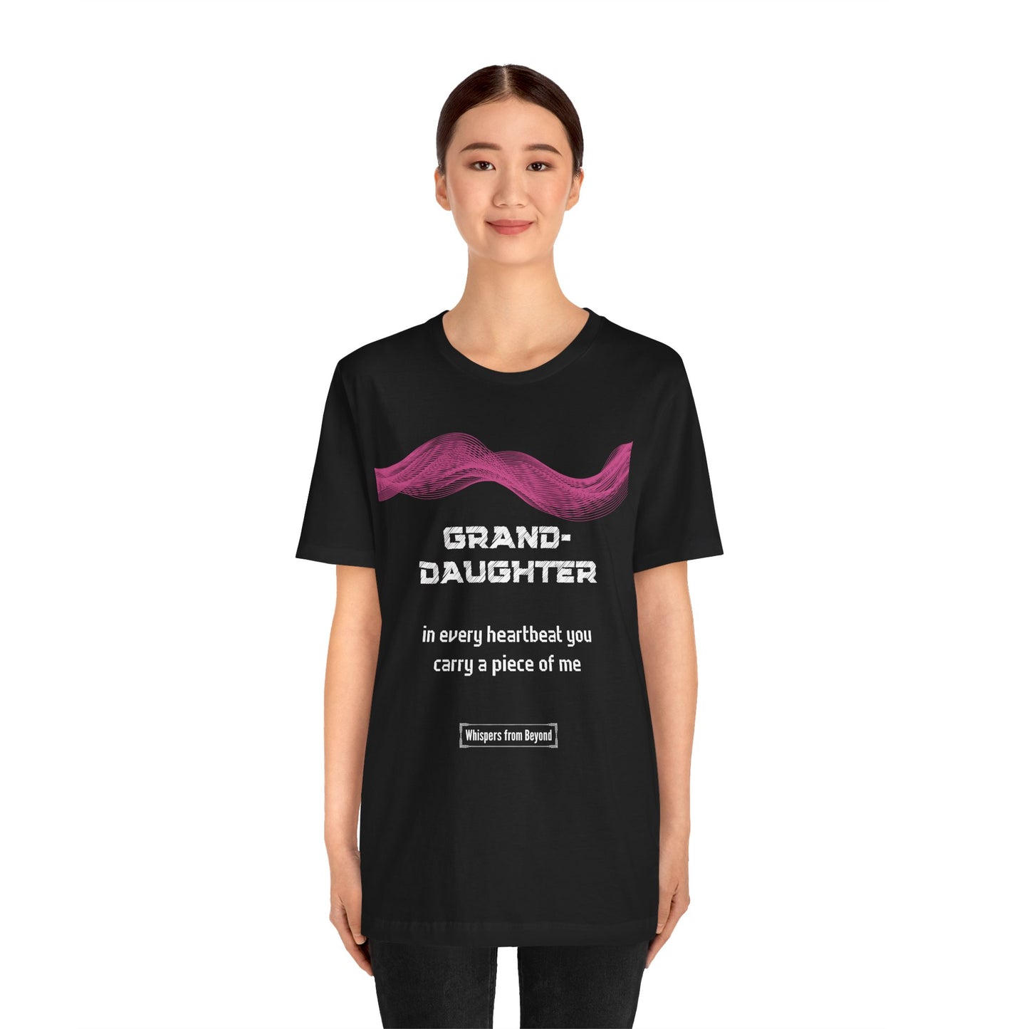 Granddaughter Grief Comfort T shirt- You carry a piece of me