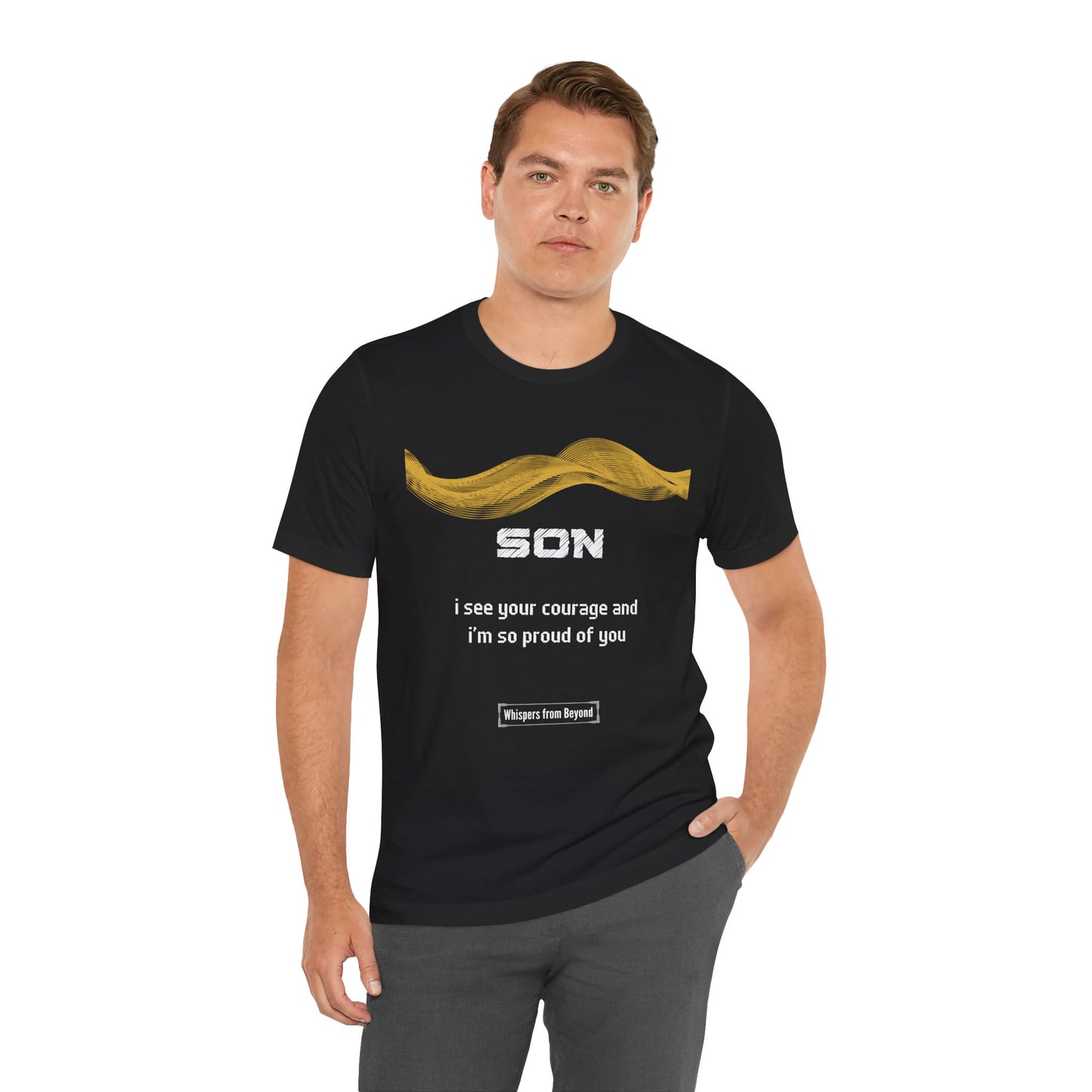 Son Grief Comfort T shirt -I see your courage