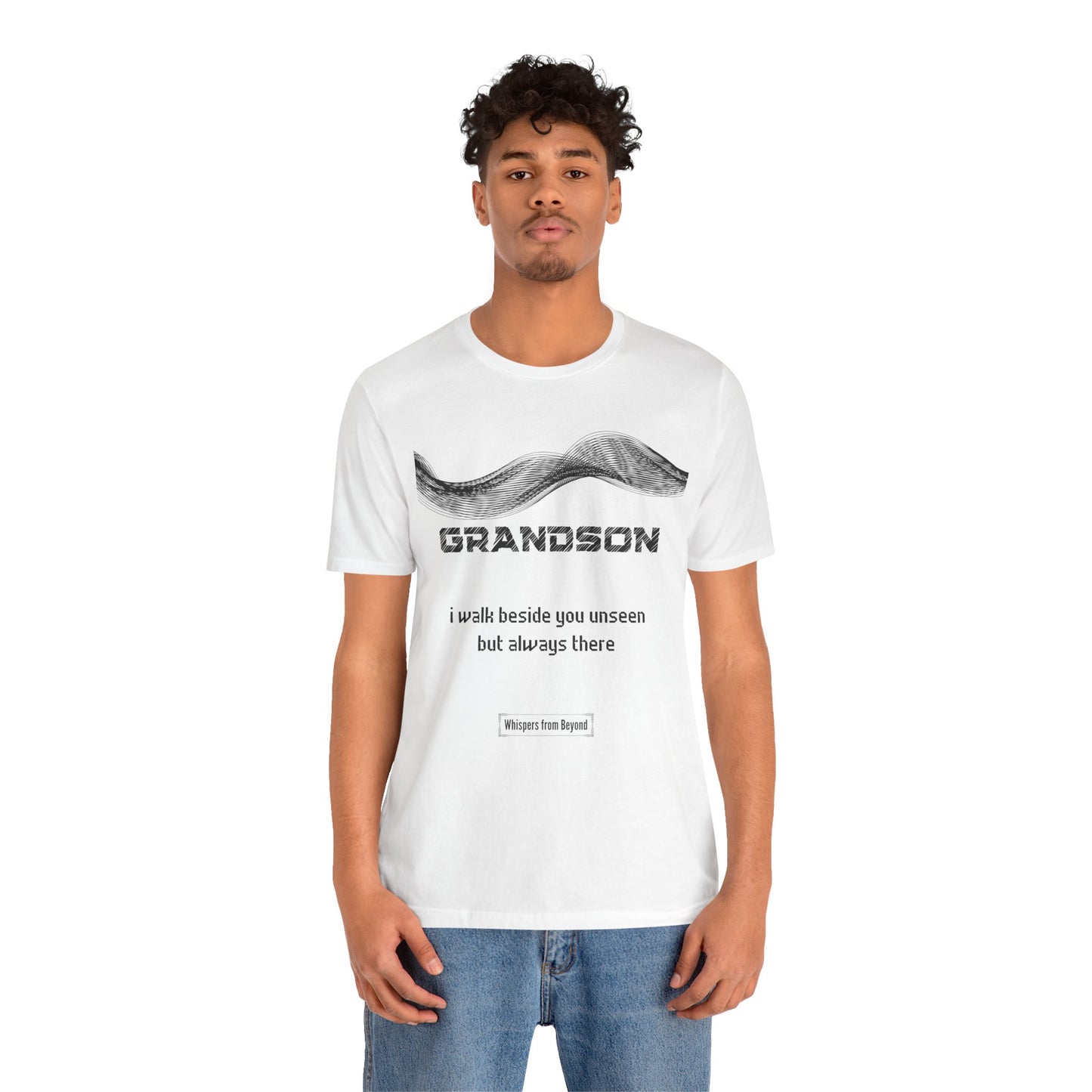 Grandson Grief Comfort T shirt- I walk beside you