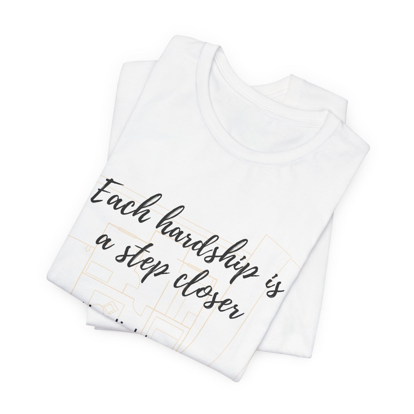 Divine Blueprint Soul Growth Shirt – Each Hardship Is a Step Closer to the Light My Soul Is Becoming