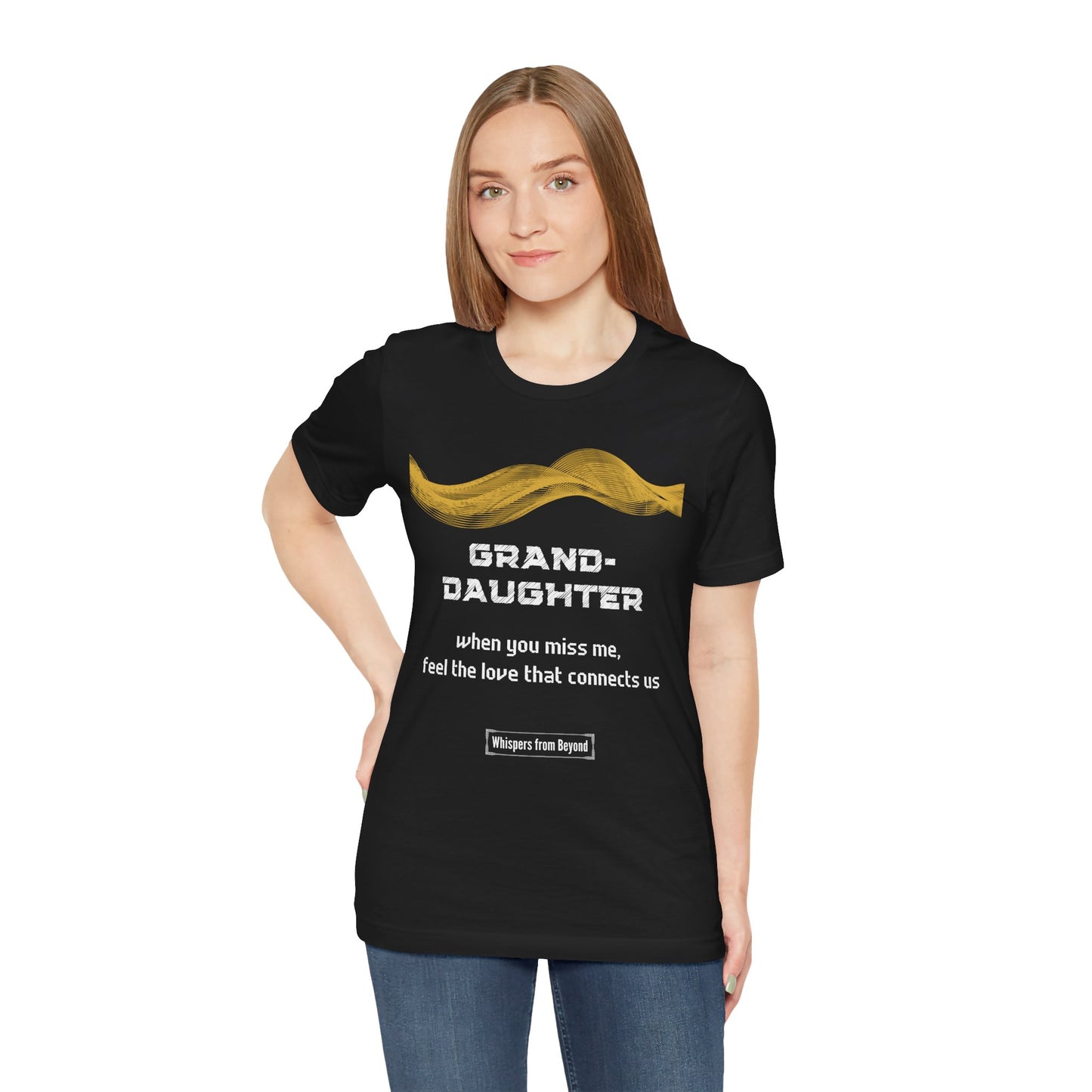 Granddaughter Grief Comfort T shirt- When you miss me