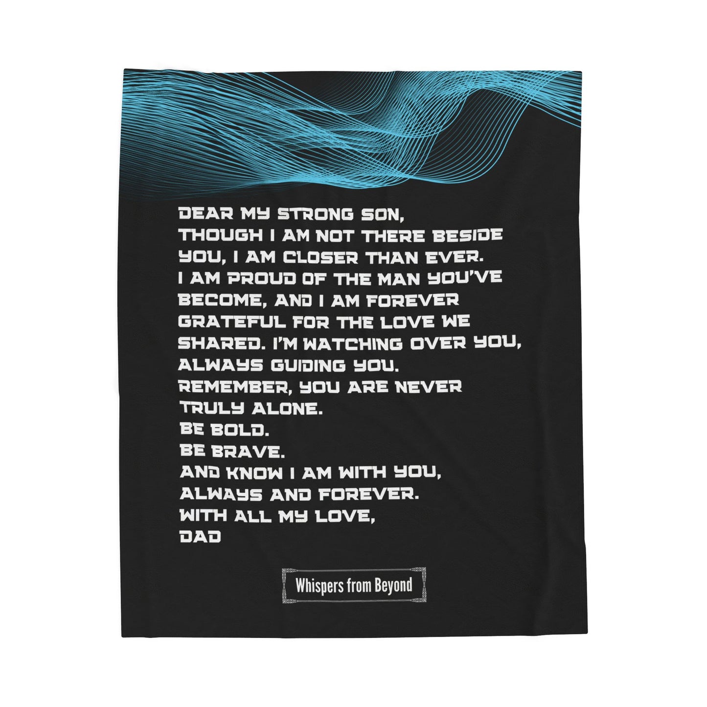 Son Blanket- With Love, Your Dad