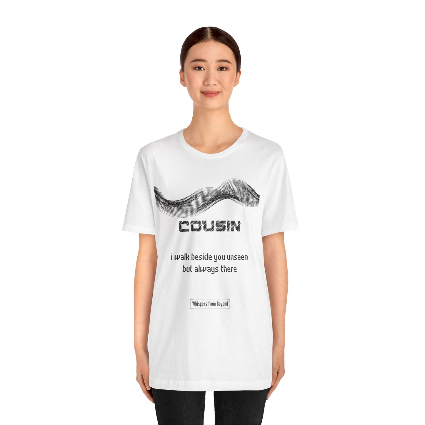 Cousin Grief Comfort T shirt- I walk beside you