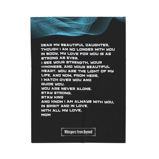 Daughter Blanket- With Love, Your Mom