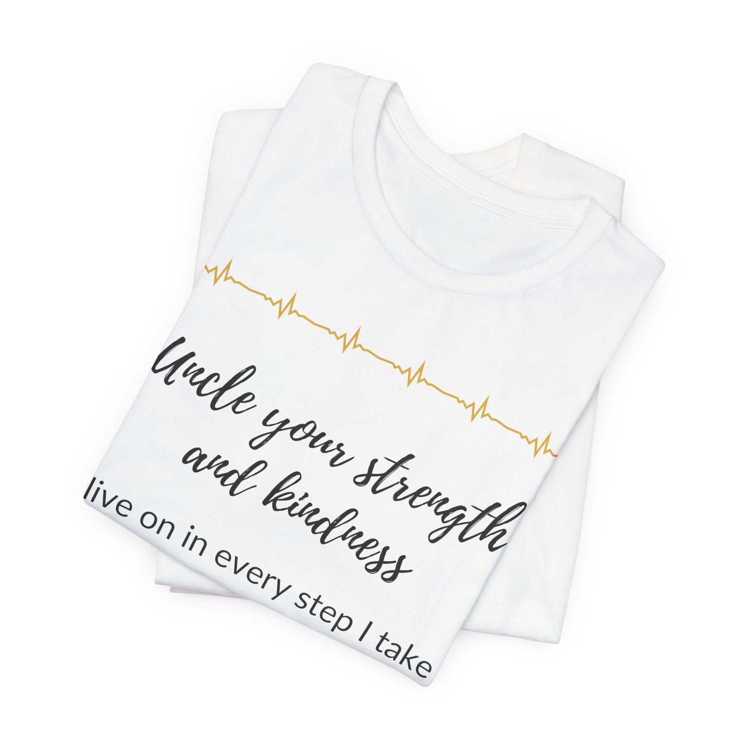 Uncle, your strength and kindness live on in every step I take