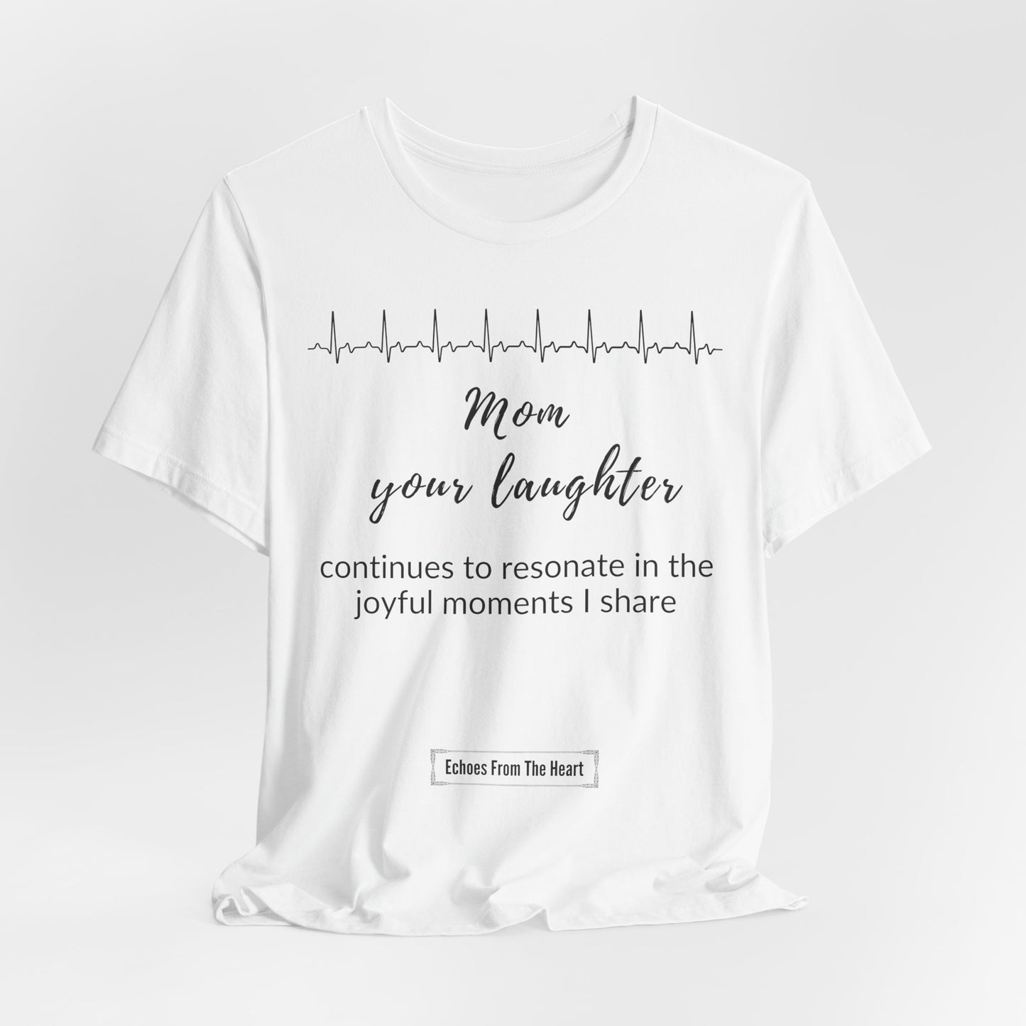 Mom, your laughter continues to resonate in the joyful moments I share