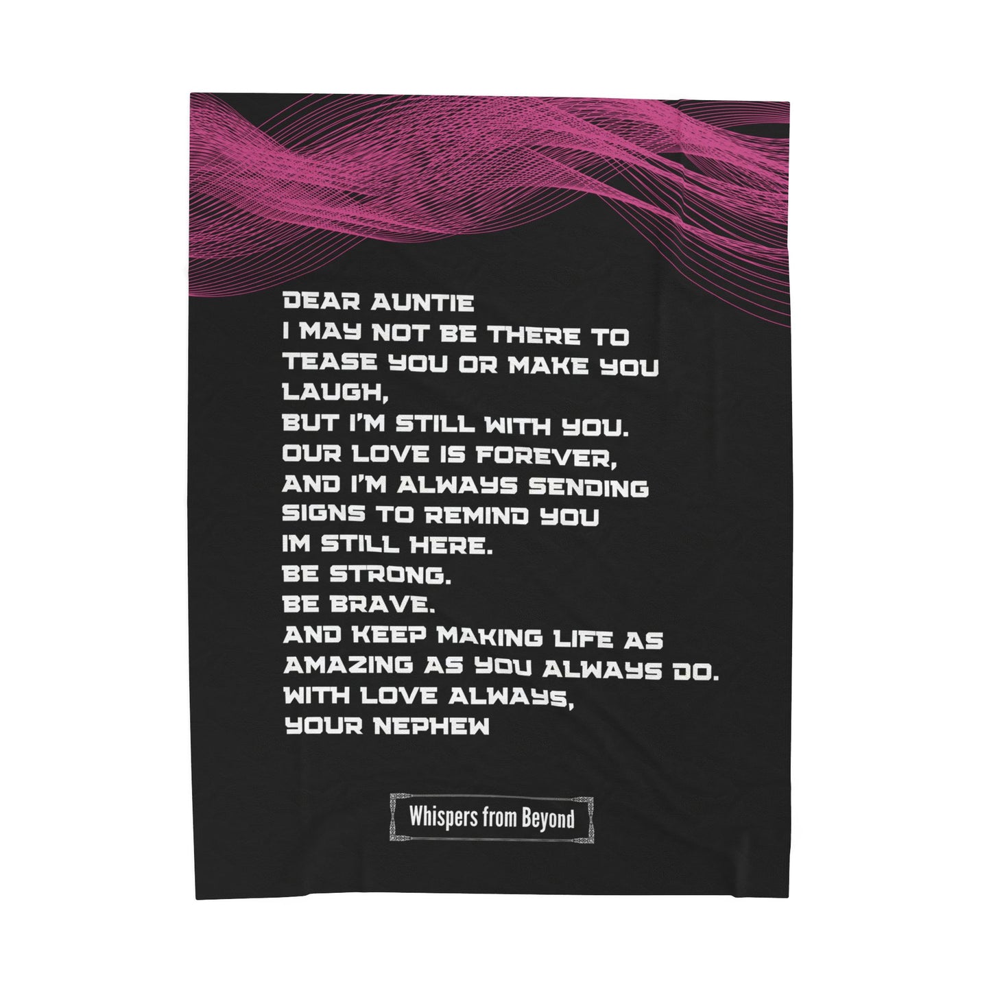 Auntie Blanket- With Love, Your Nephew