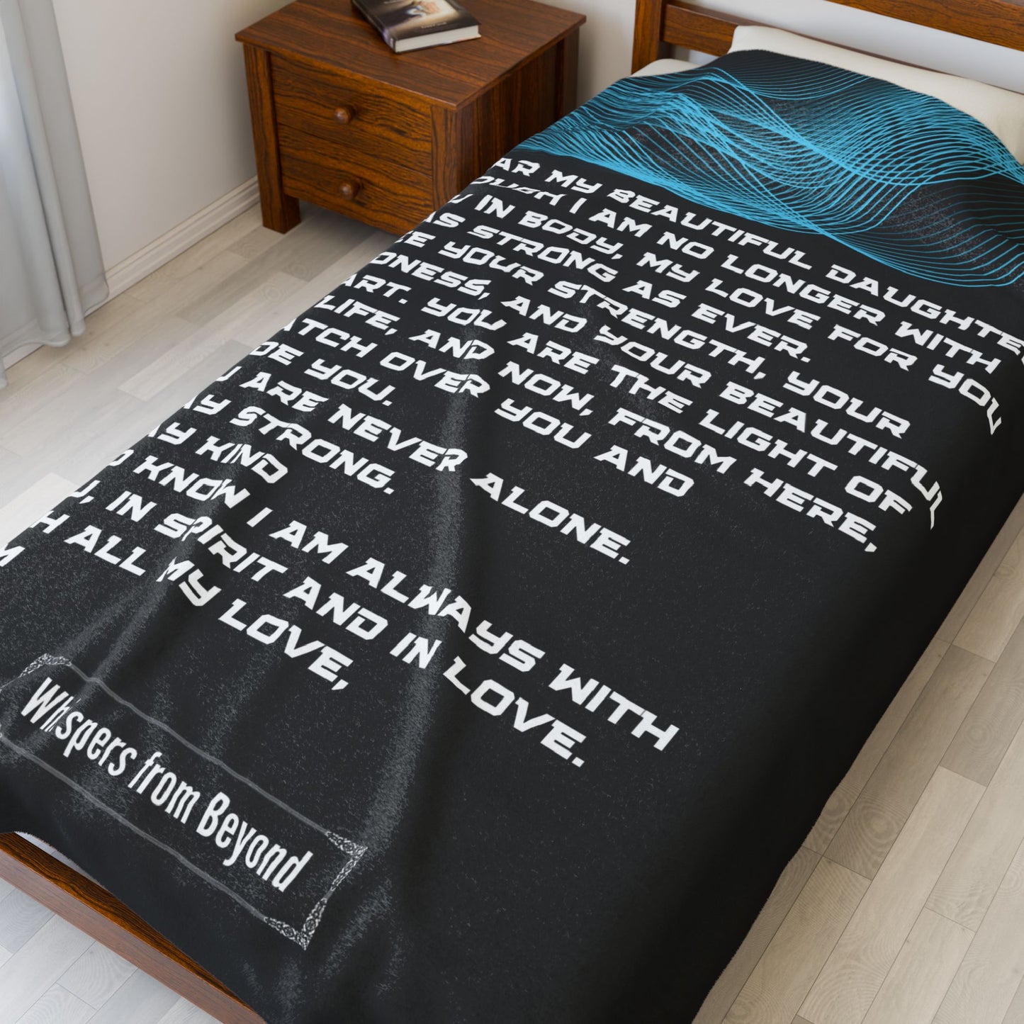 Daughter Blanket- With Love, Your Mom