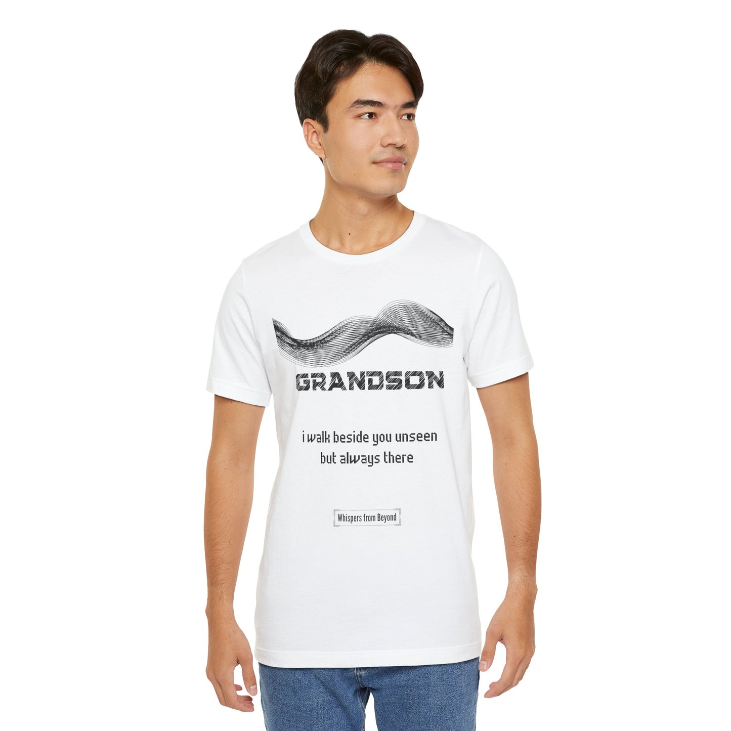 Grandson Grief Comfort T shirt- I walk beside you