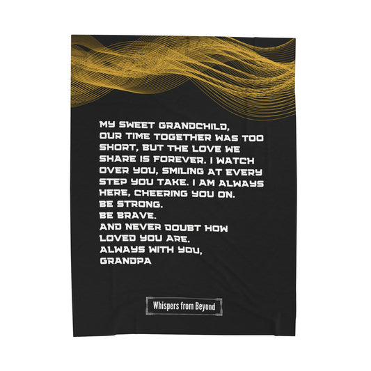 Grandchild Blanket- With Love, Your Grandpa