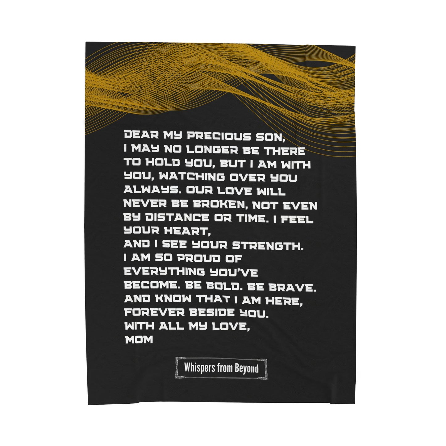 Son Blanket- With Love, Your Mom