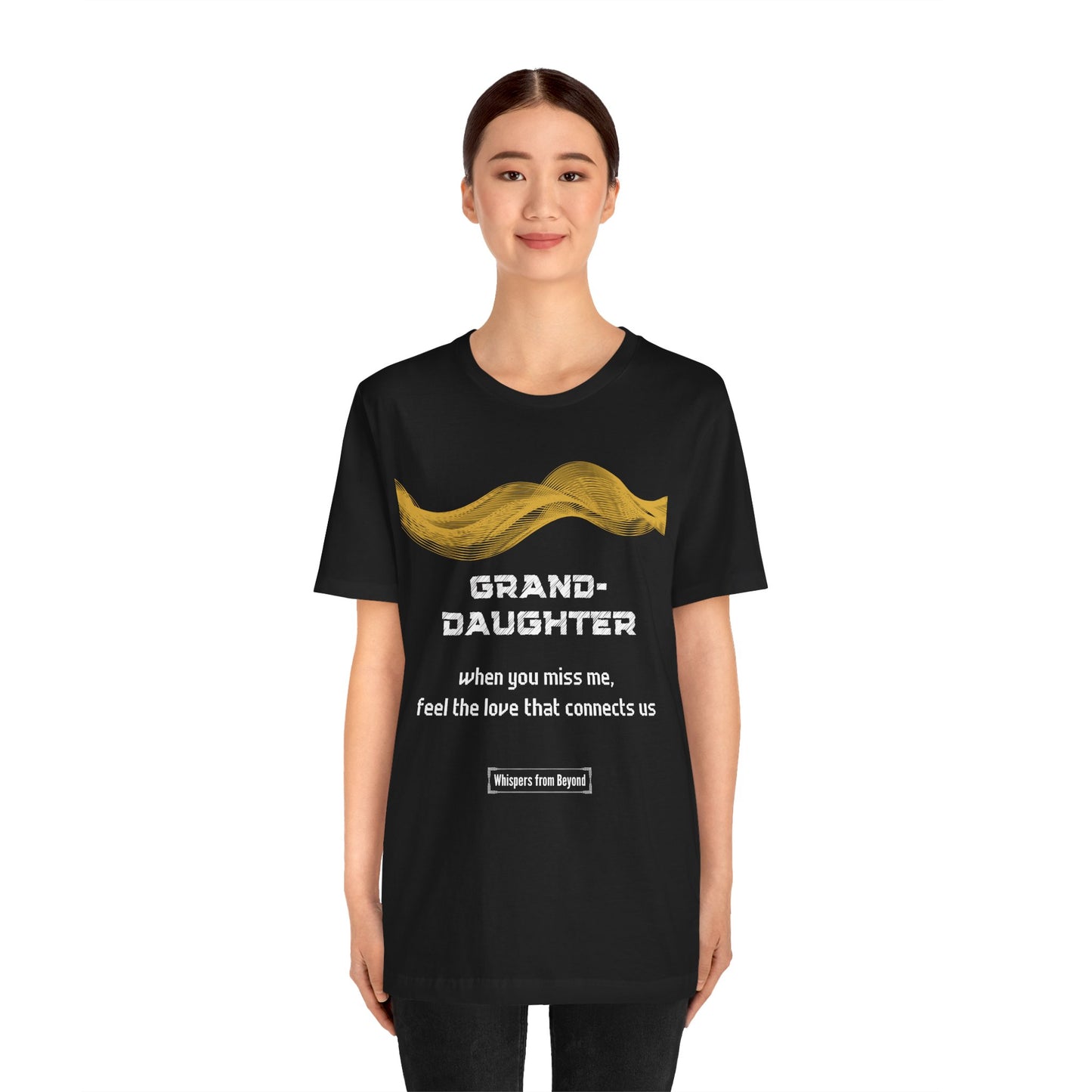 Granddaughter Grief Comfort T shirt- When you miss me