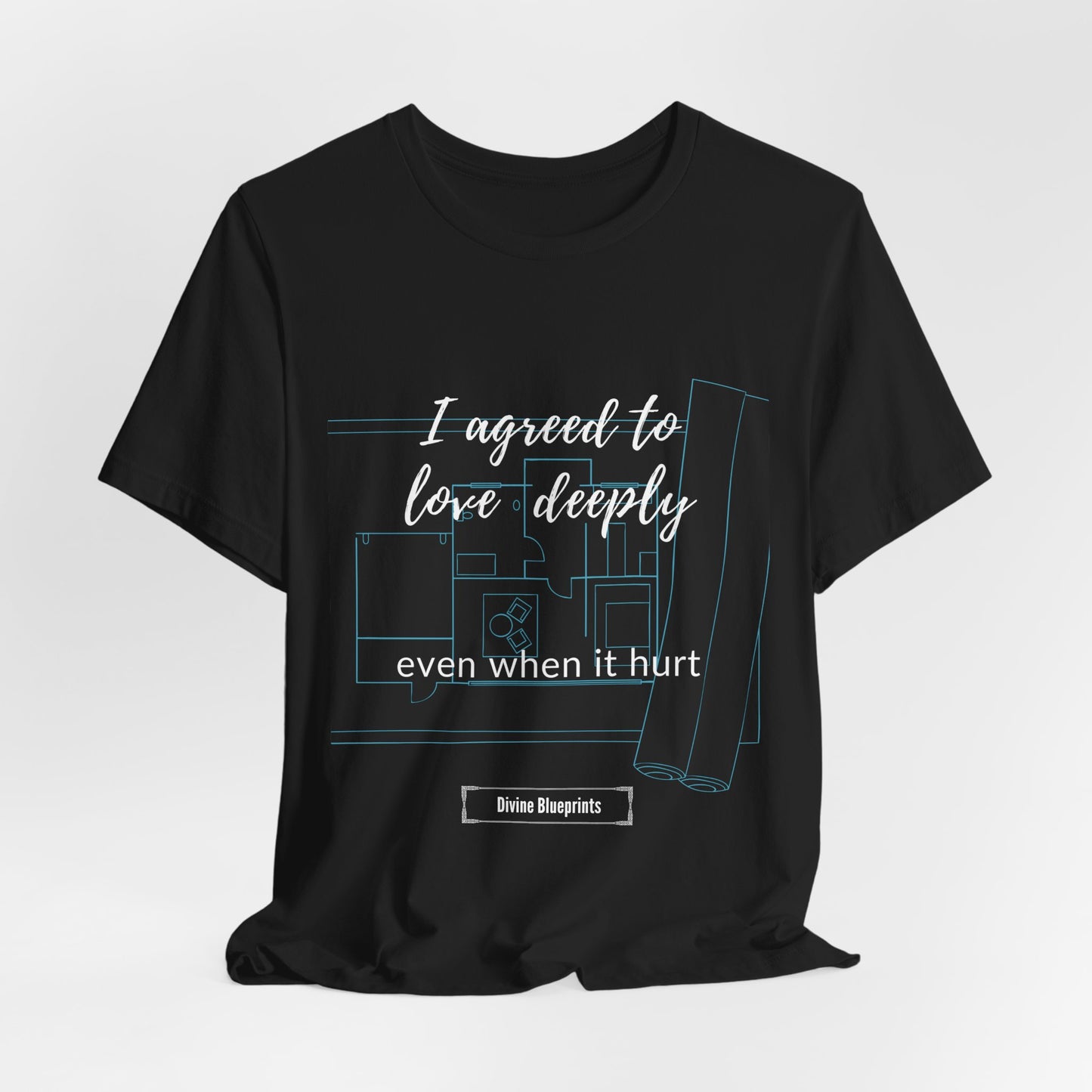 Divine Blueprint Soul Growth Shirt –I agreed to love deeply even when it hurt.