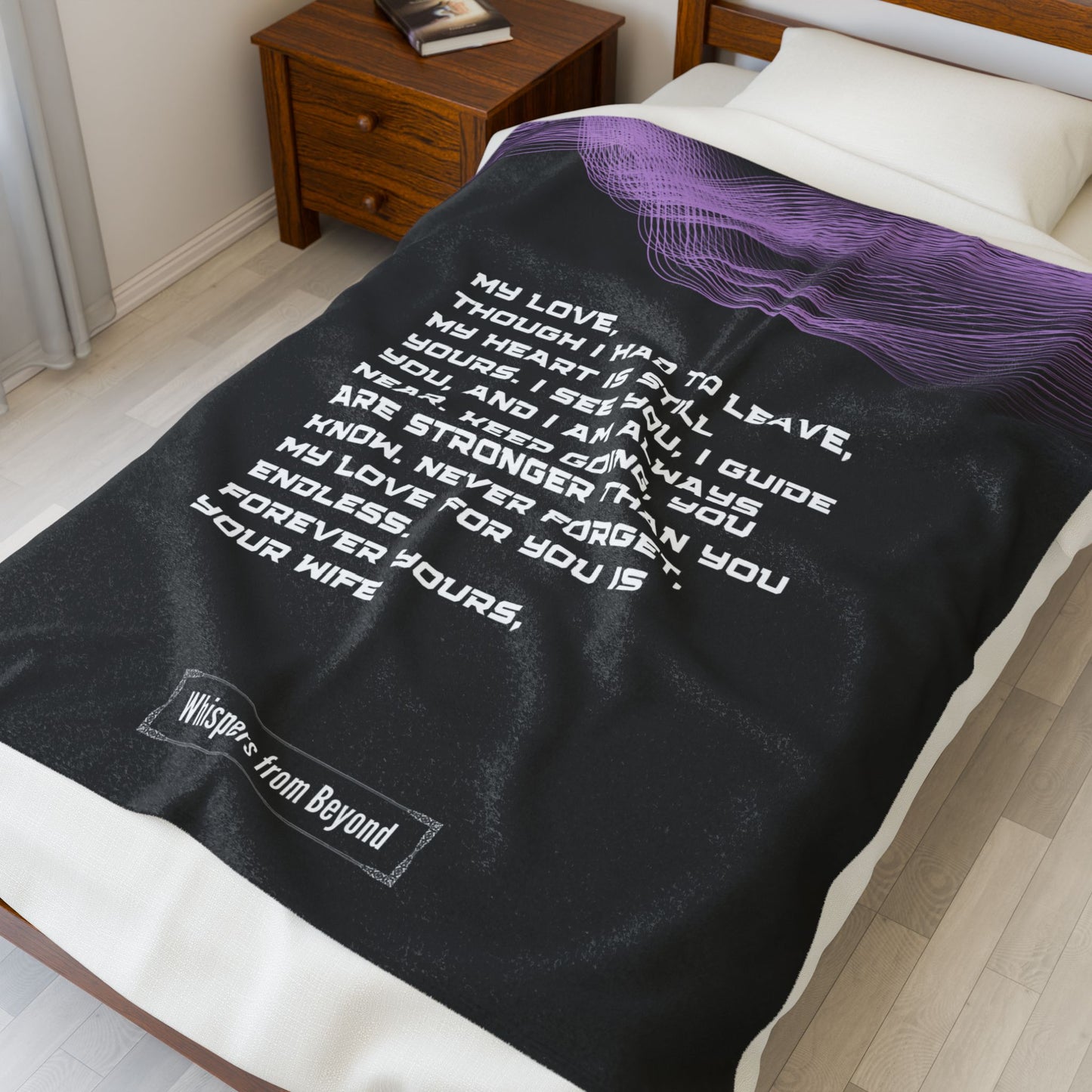 Husband Blanket- With Love, Your Wife
