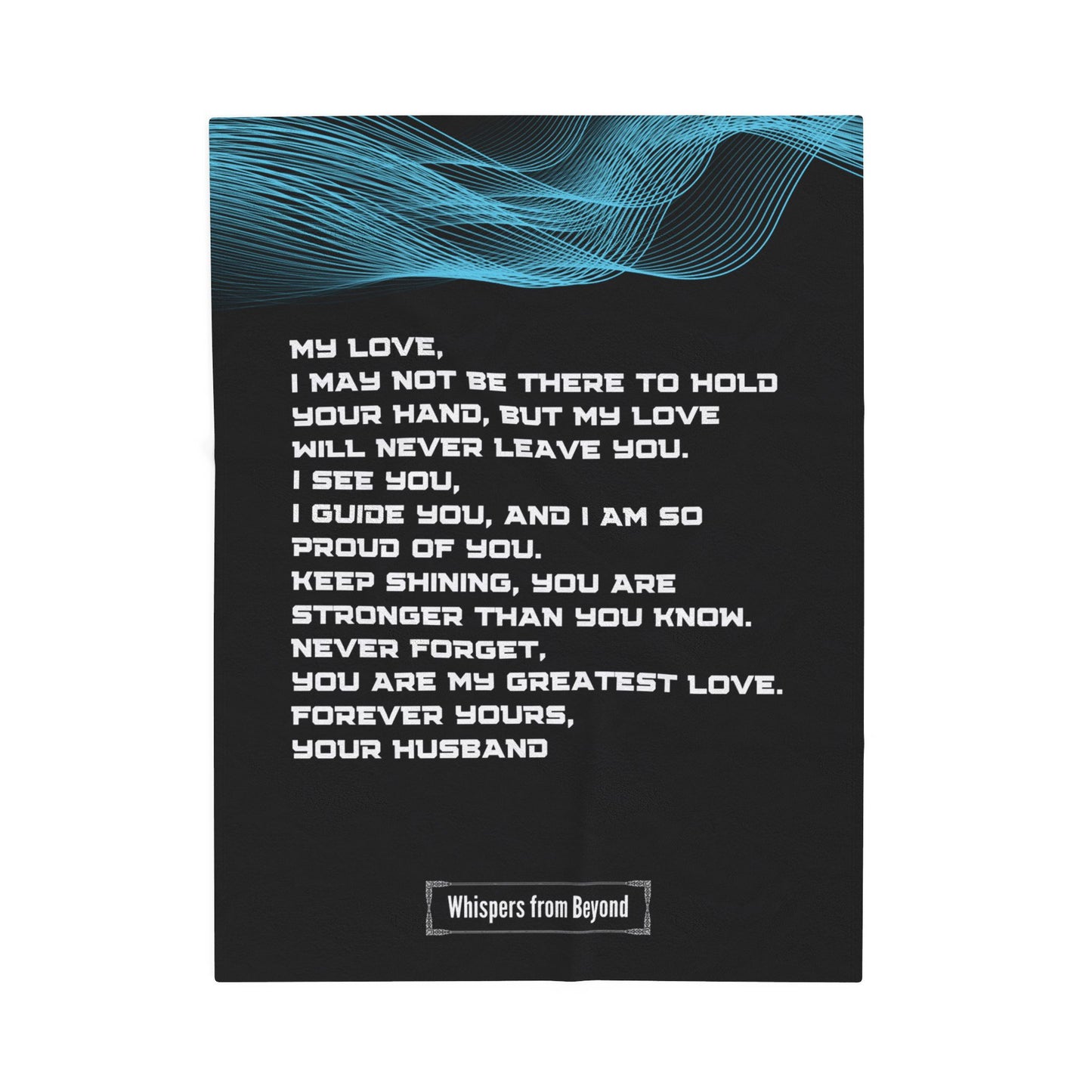 Wife Blanket- With love, Your Husband