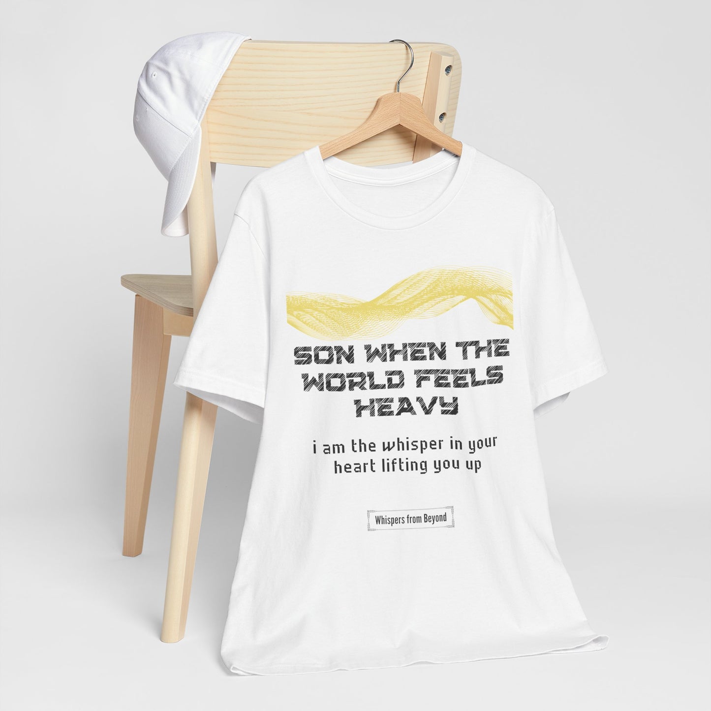 Son, when the world feels heavy, I am the whisper in your heart lifting you up