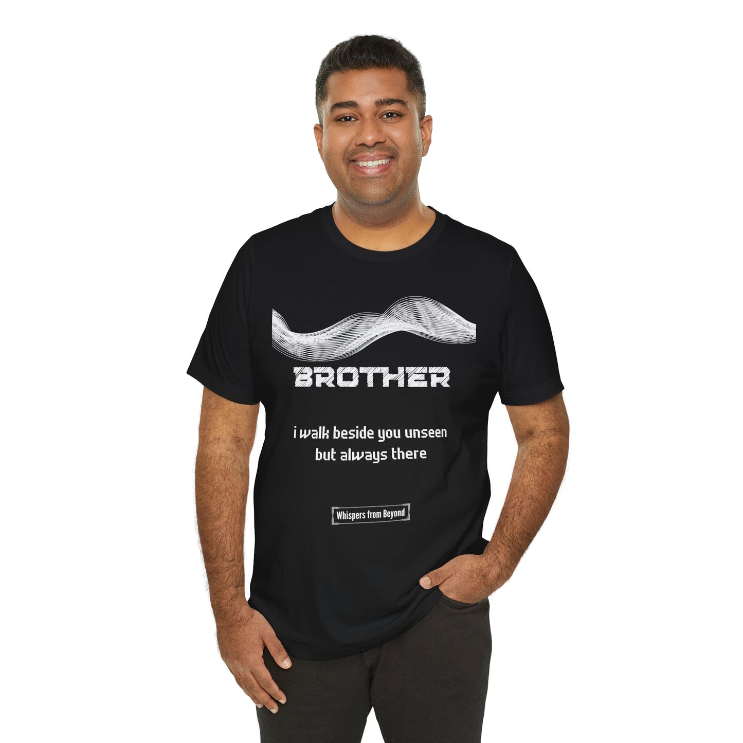 Brother Grief Comfort T shirt- I walk beside you