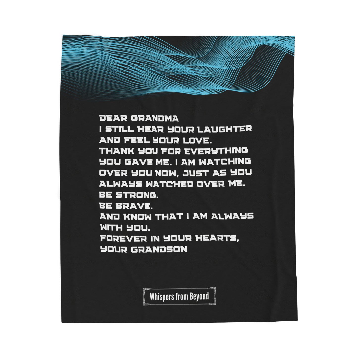 Grandma Blanket- With Love, Your Grandson