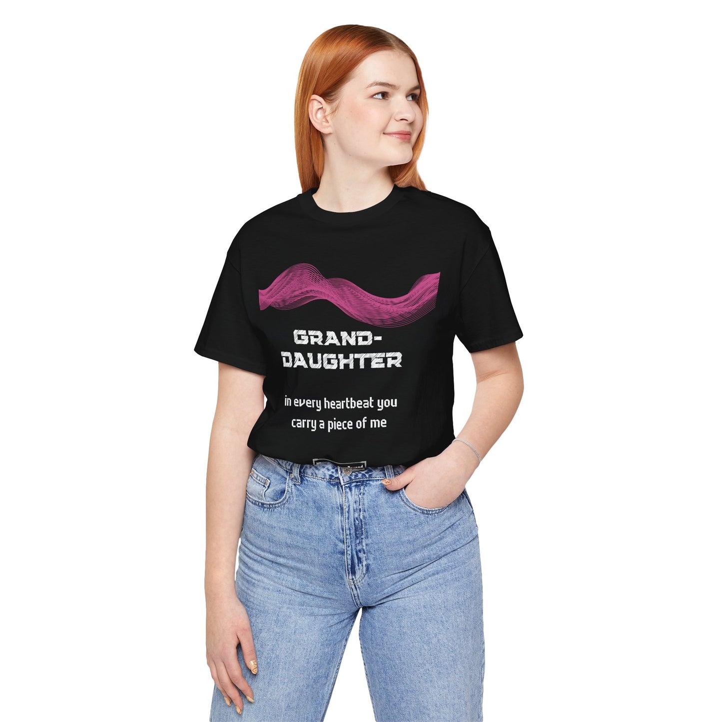 Granddaughter Grief Comfort T shirt- You carry a piece of me