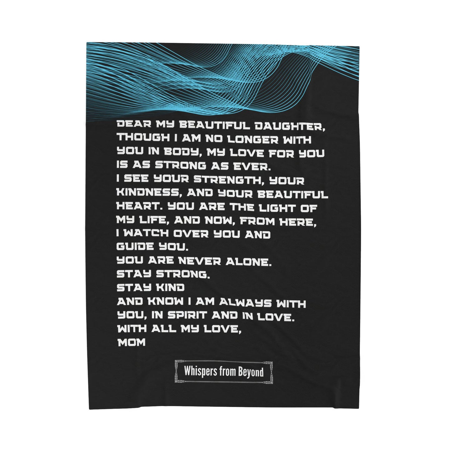 Daughter Blanket- With Love, Your Mom