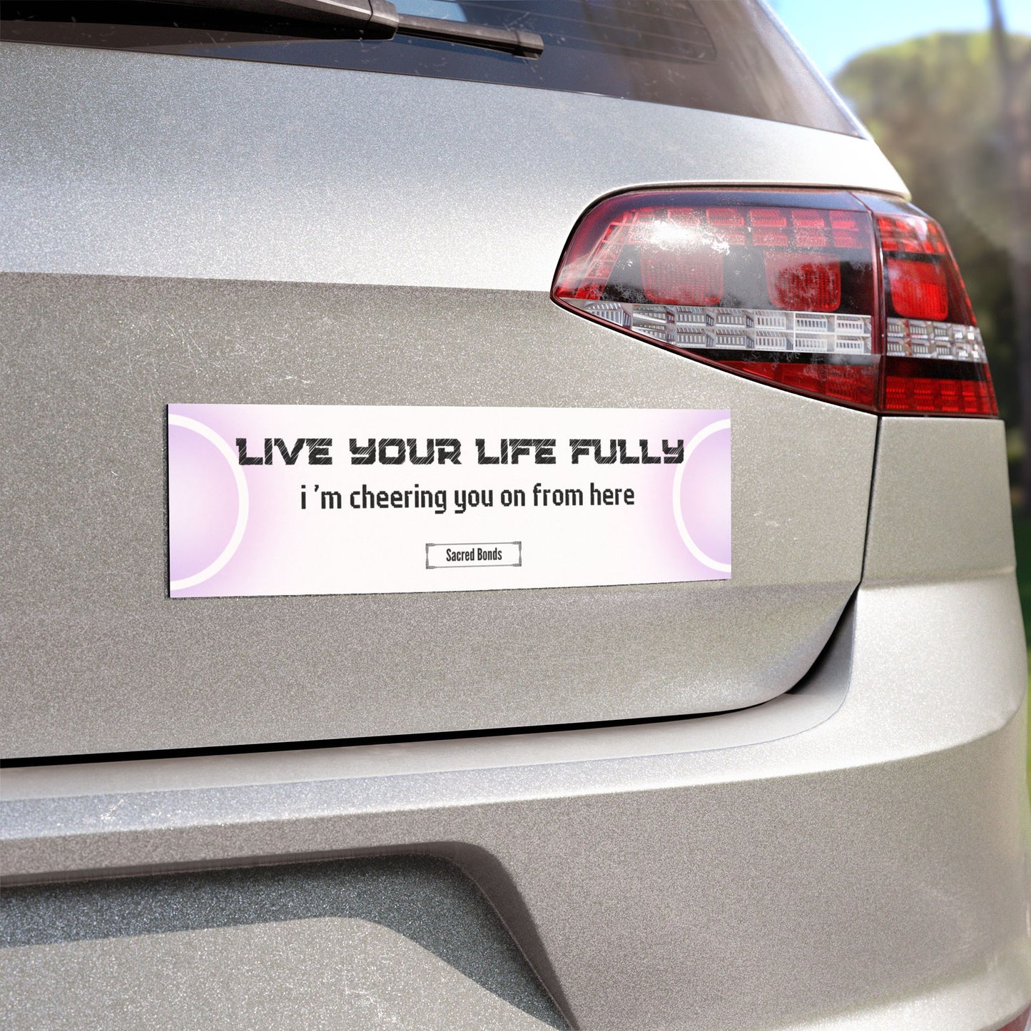 Live your life fully – I’m cheering you on from here