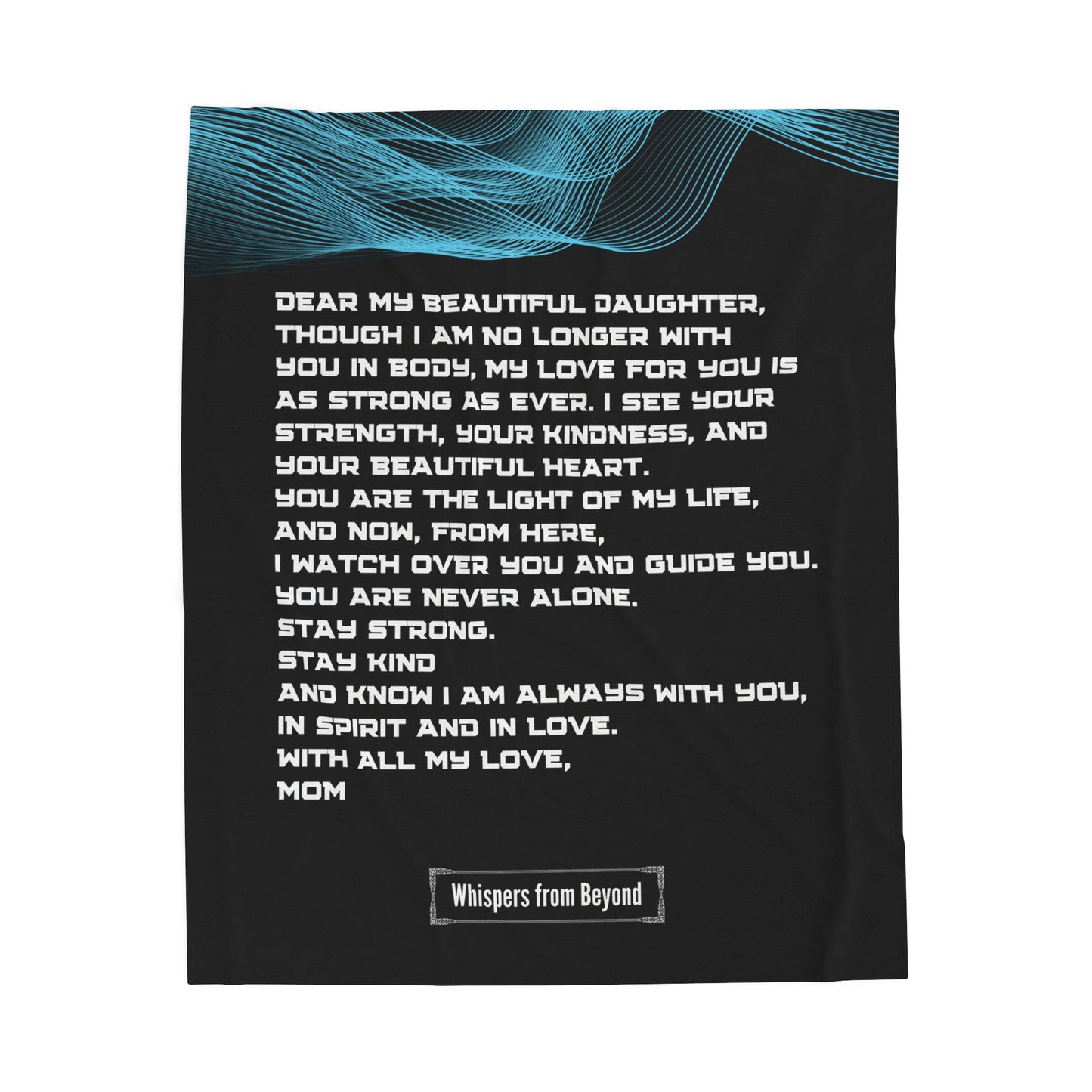 Daughter Blanket- With Love, Your Mom