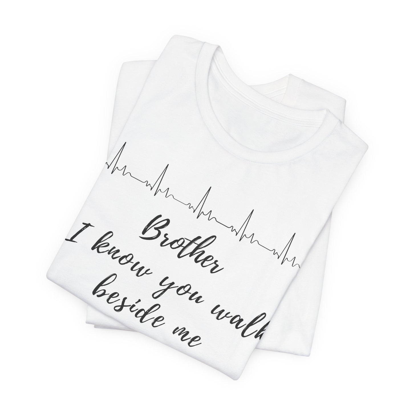 Brother, I know you walk beside me, guiding me always