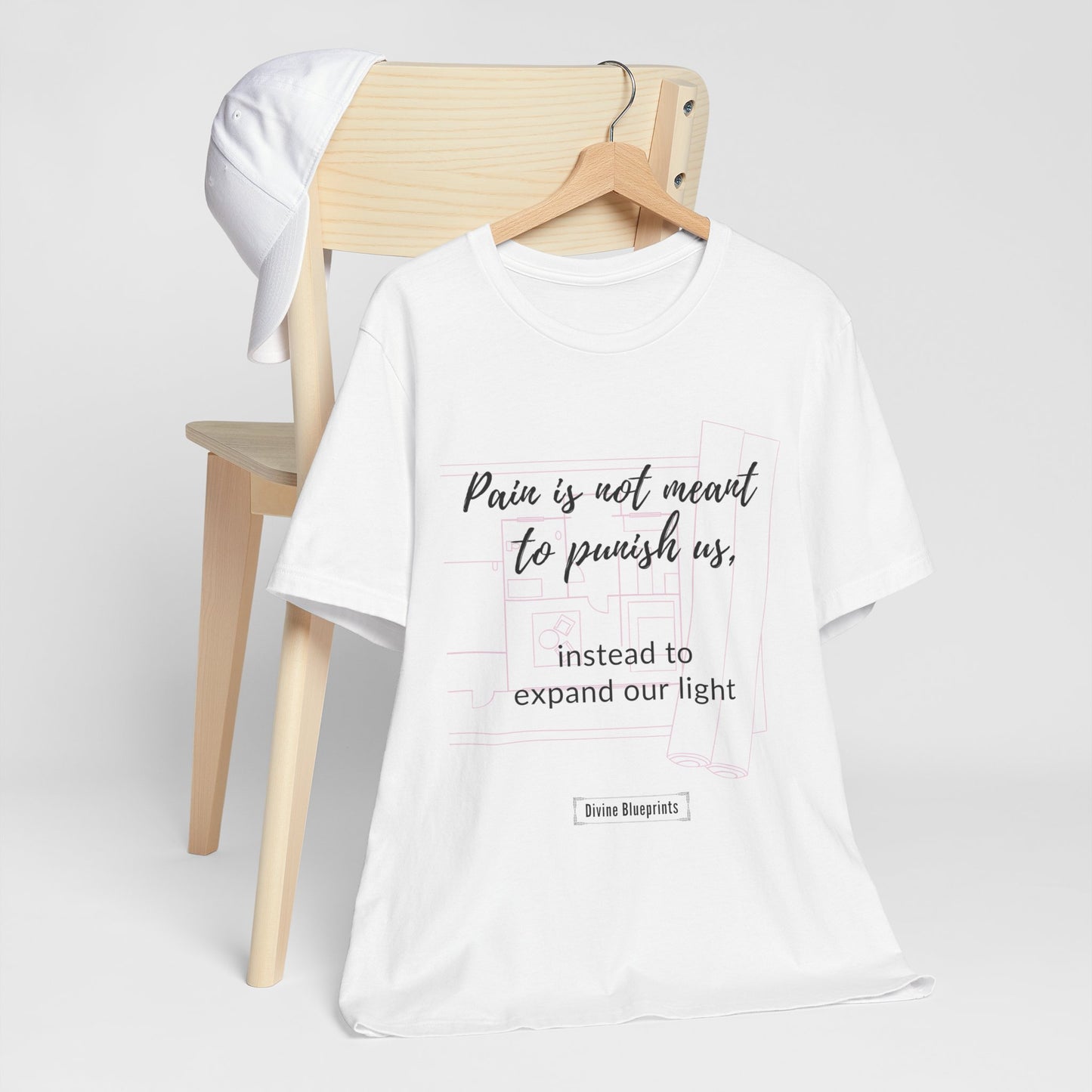 Divine Blueprint Soul Growth Shirt – The Pain Is Not Meant to Punish Us, But Expand Our Light